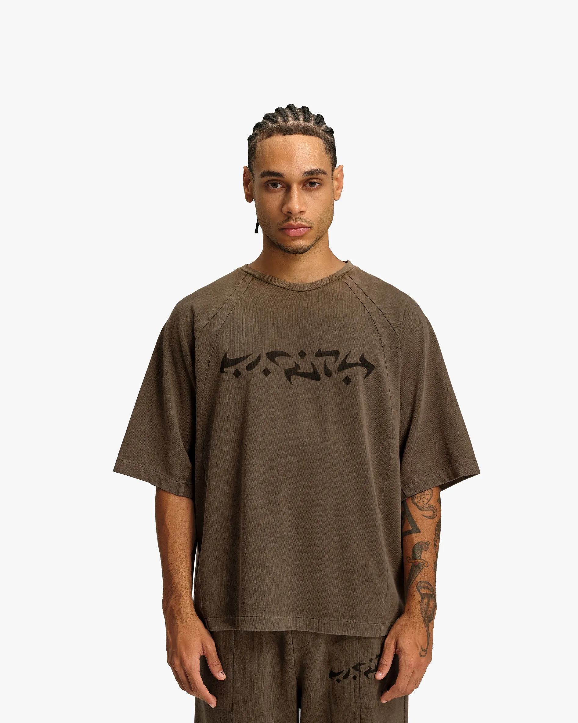 ACID WASHED TEE BROWN sold by vicinity product image thumbnail 2