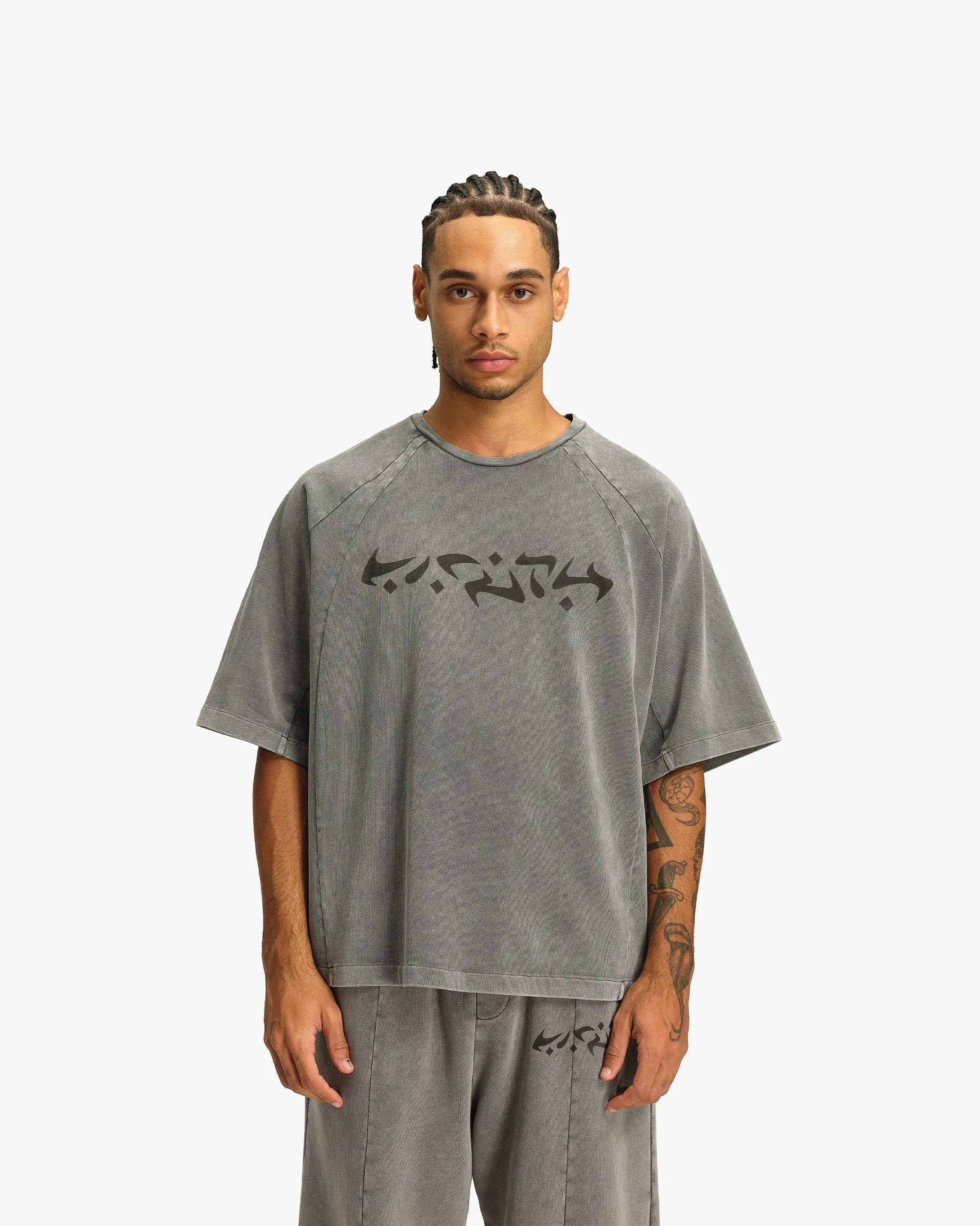 ACID WASHED TEE LIGHT GREY sold by vicinity product image thumbnail 2