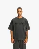 ACID WASHED TEE DARK GREY sold by vicinity