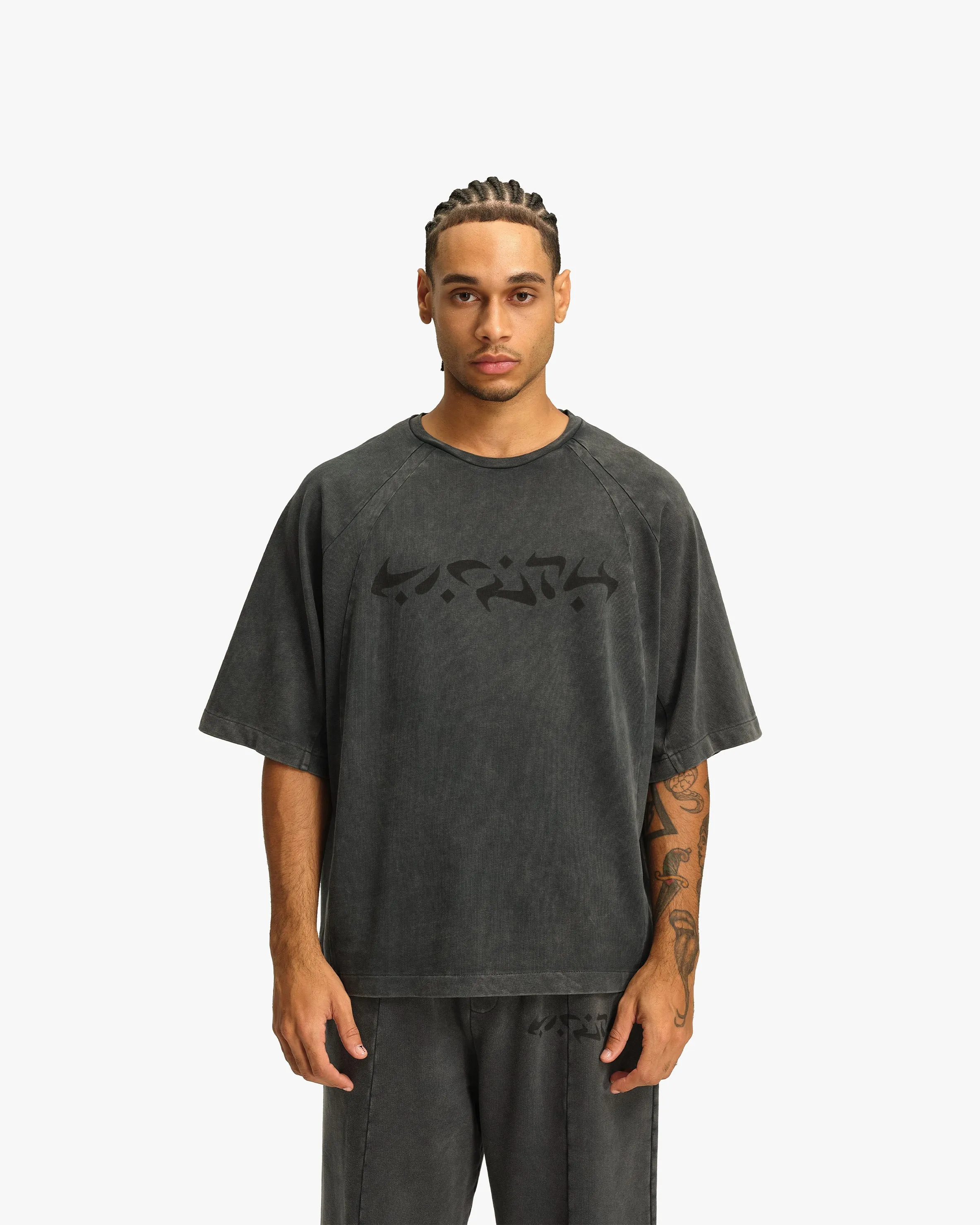 ACID WASHED TEE DARK GREY sold by vicinity product image thumbnail 2