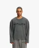 ACID WASHED WAFFLE LONGSLEEVE LIGHT GREY sold by vicinity