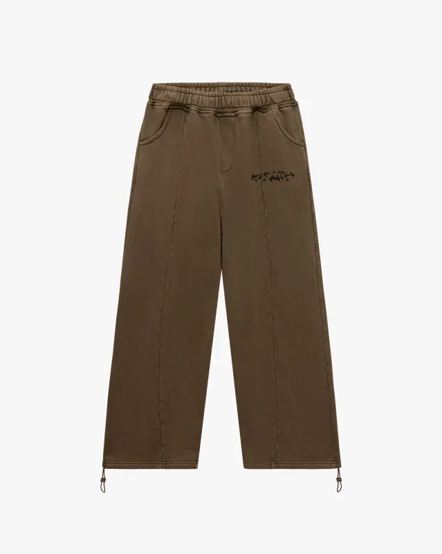 ACID WASHED JOGGER BROWN sold by vicinity