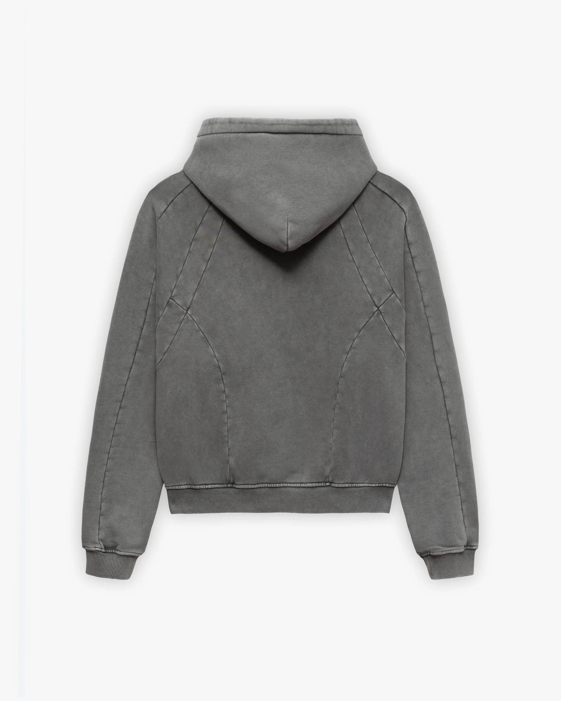 ACID WASHED HOODIE LIGHT GREY sold by vicinity product image thumbnail 3