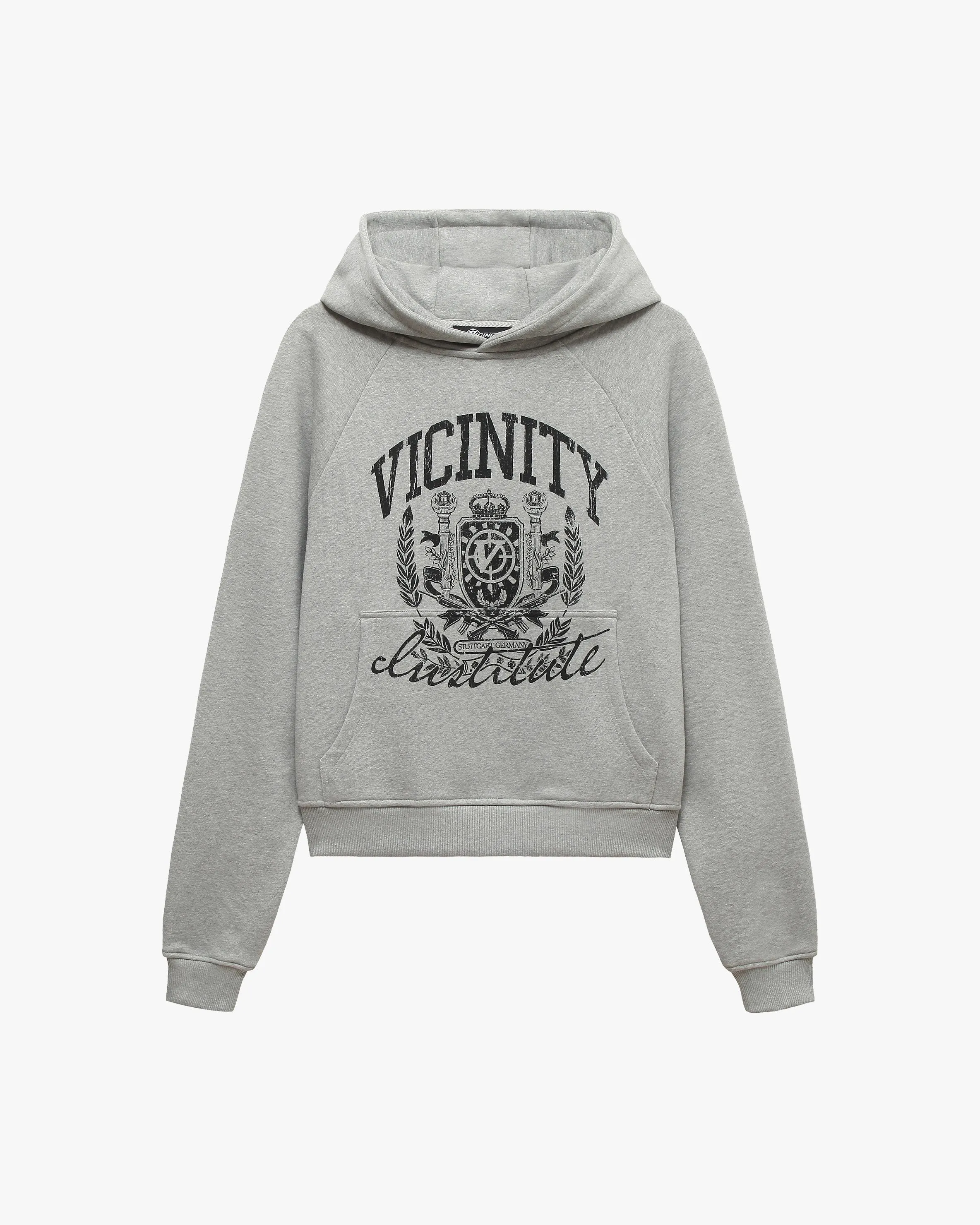 INSTITUTE HOODIE GREY MELANGE sold by vicinity