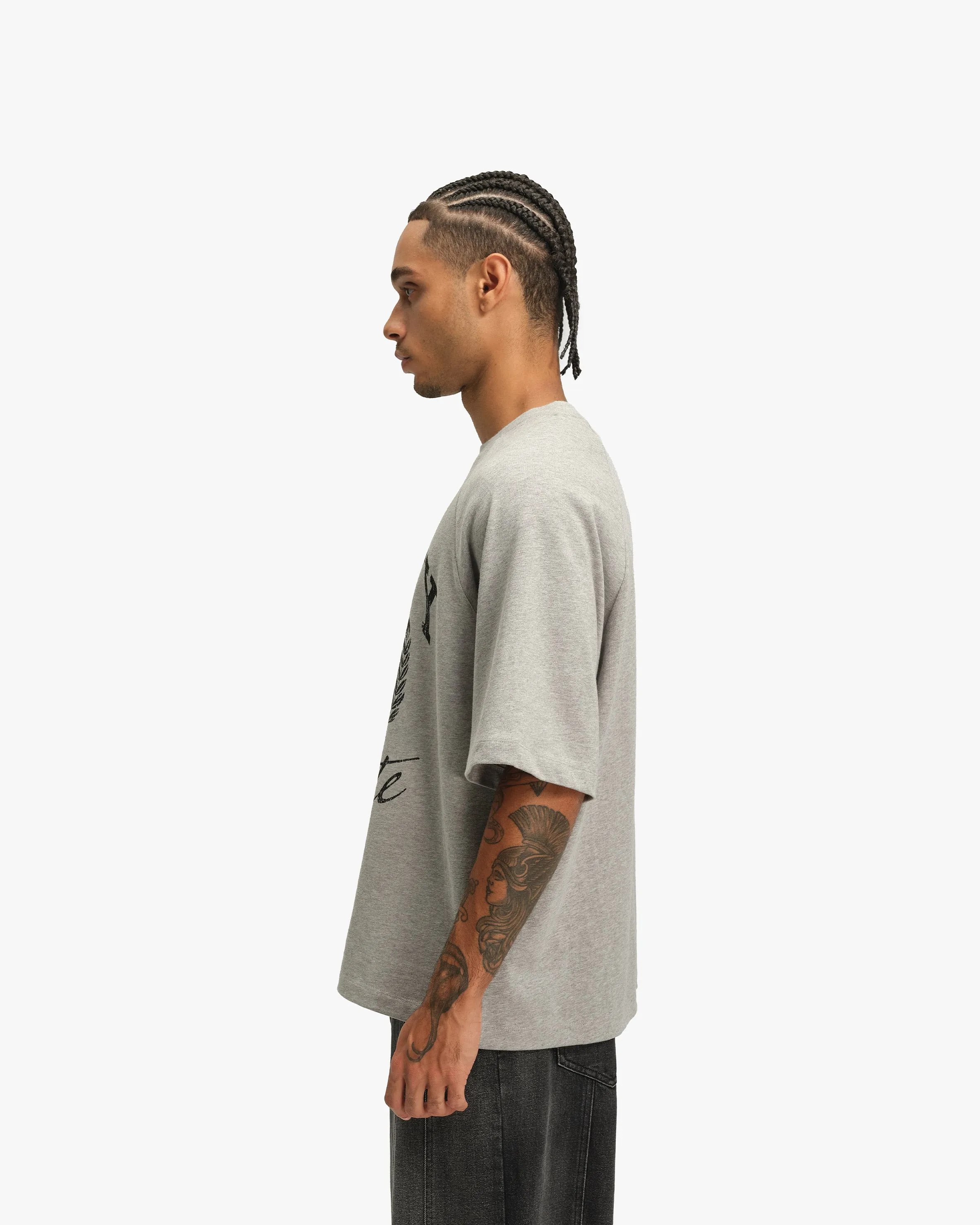 INSTITUTE TEE GREY MELANGE sold by vicinity product image thumbnail 5