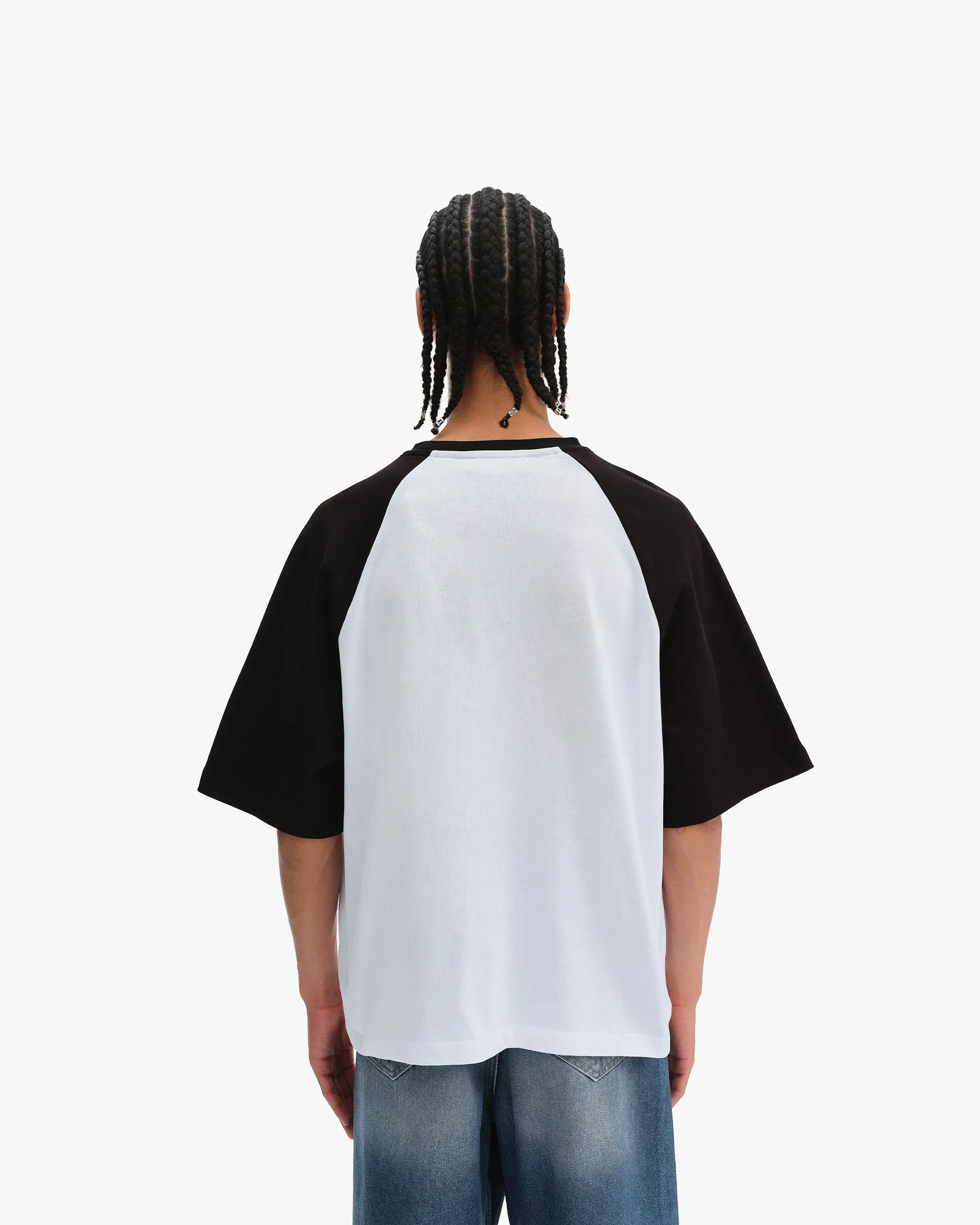 BICOLOR PUBLIC INSTITUTE TEE BLACK/WHITE sold by vicinity product image thumbnail 5