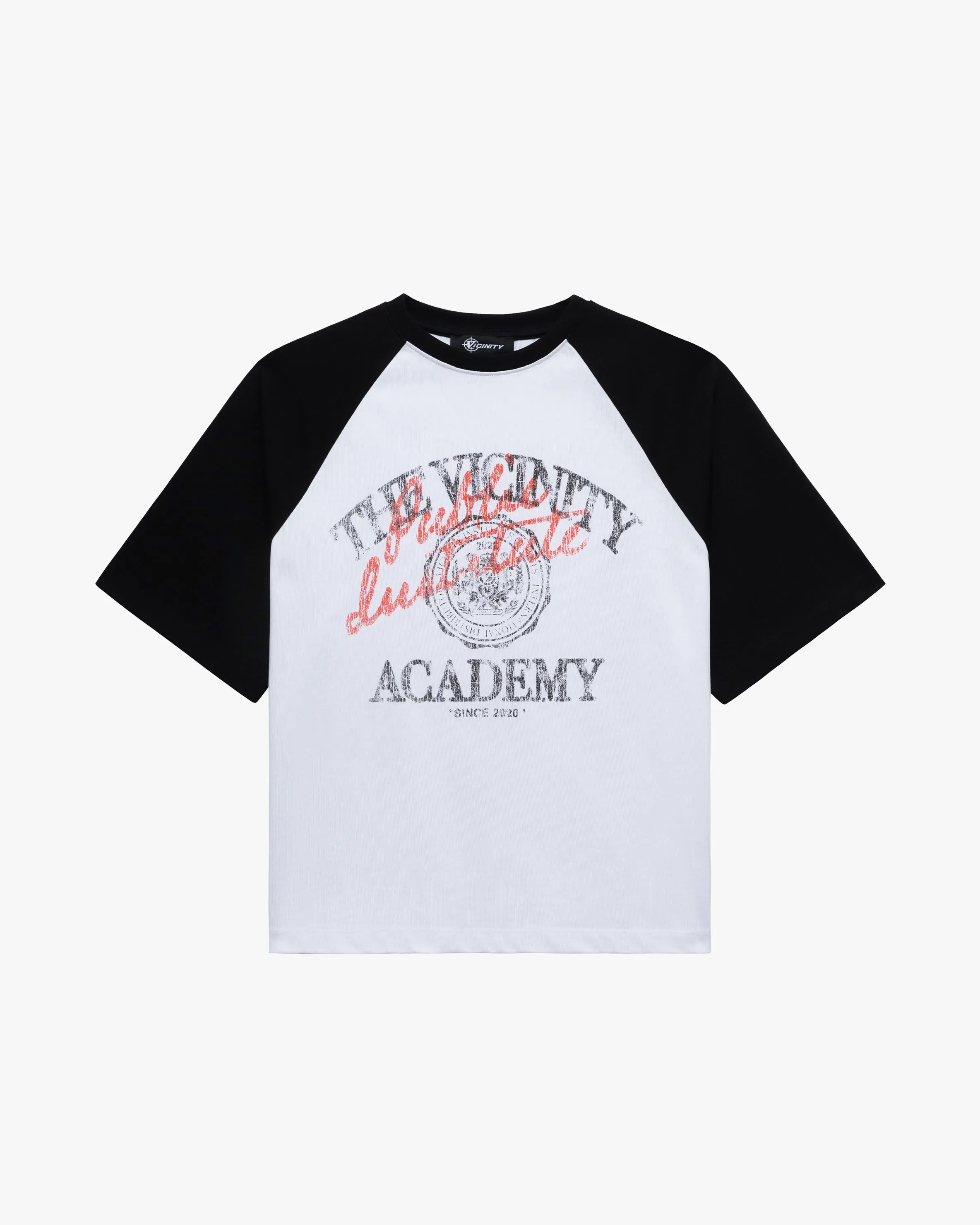 BICOLOR PUBLIC INSTITUTE TEE BLACK/WHITE sold by vicinity