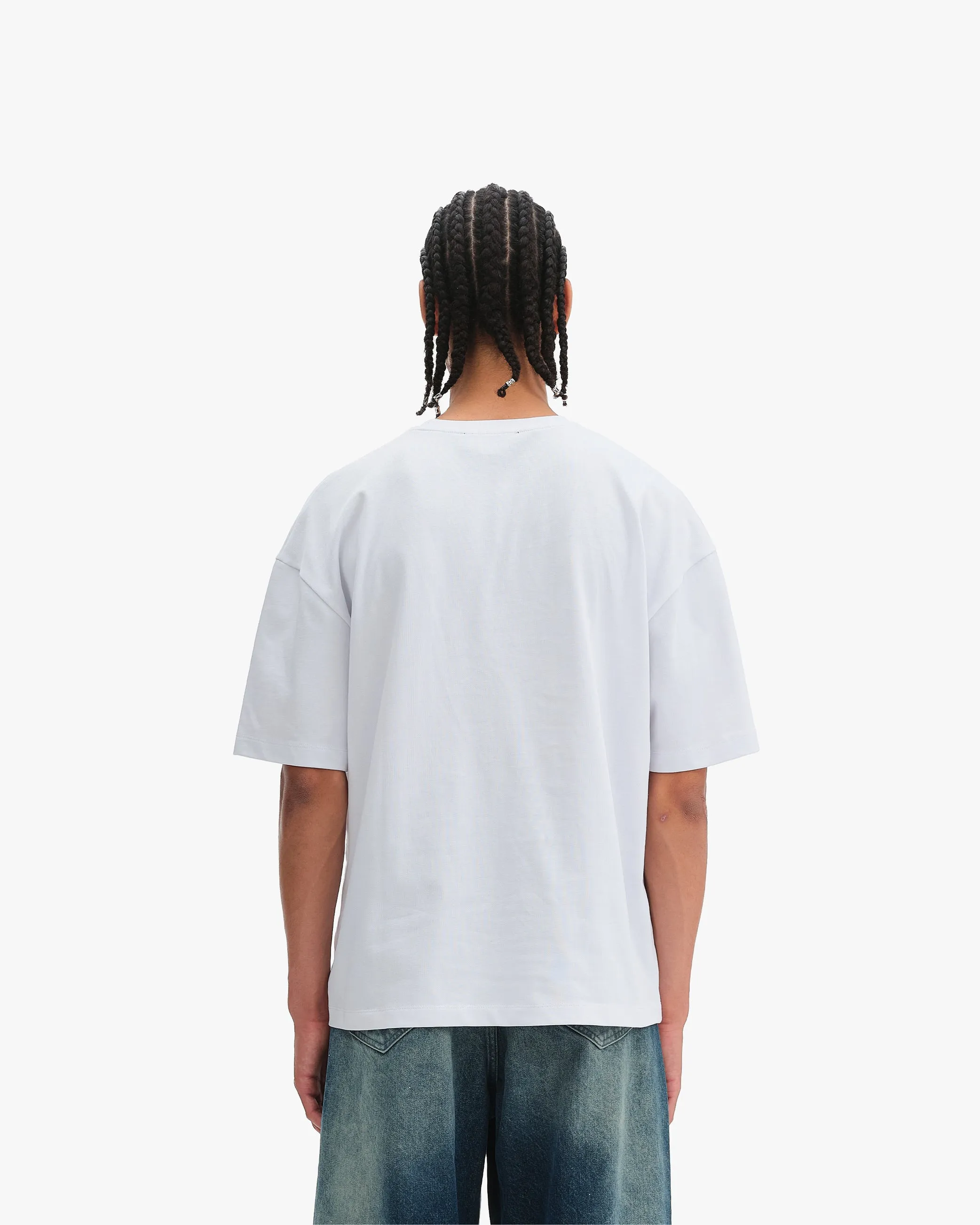 SIX SHOOTER DUEL TEE WHITE sold by vicinity product image thumbnail 5