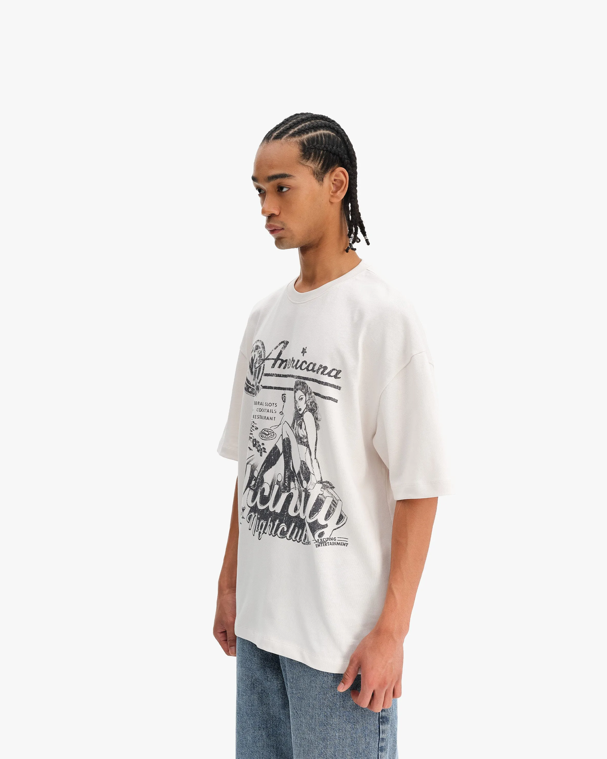 NIGHTCLUB TEE BEIGE sold by vicinity product image thumbnail 3