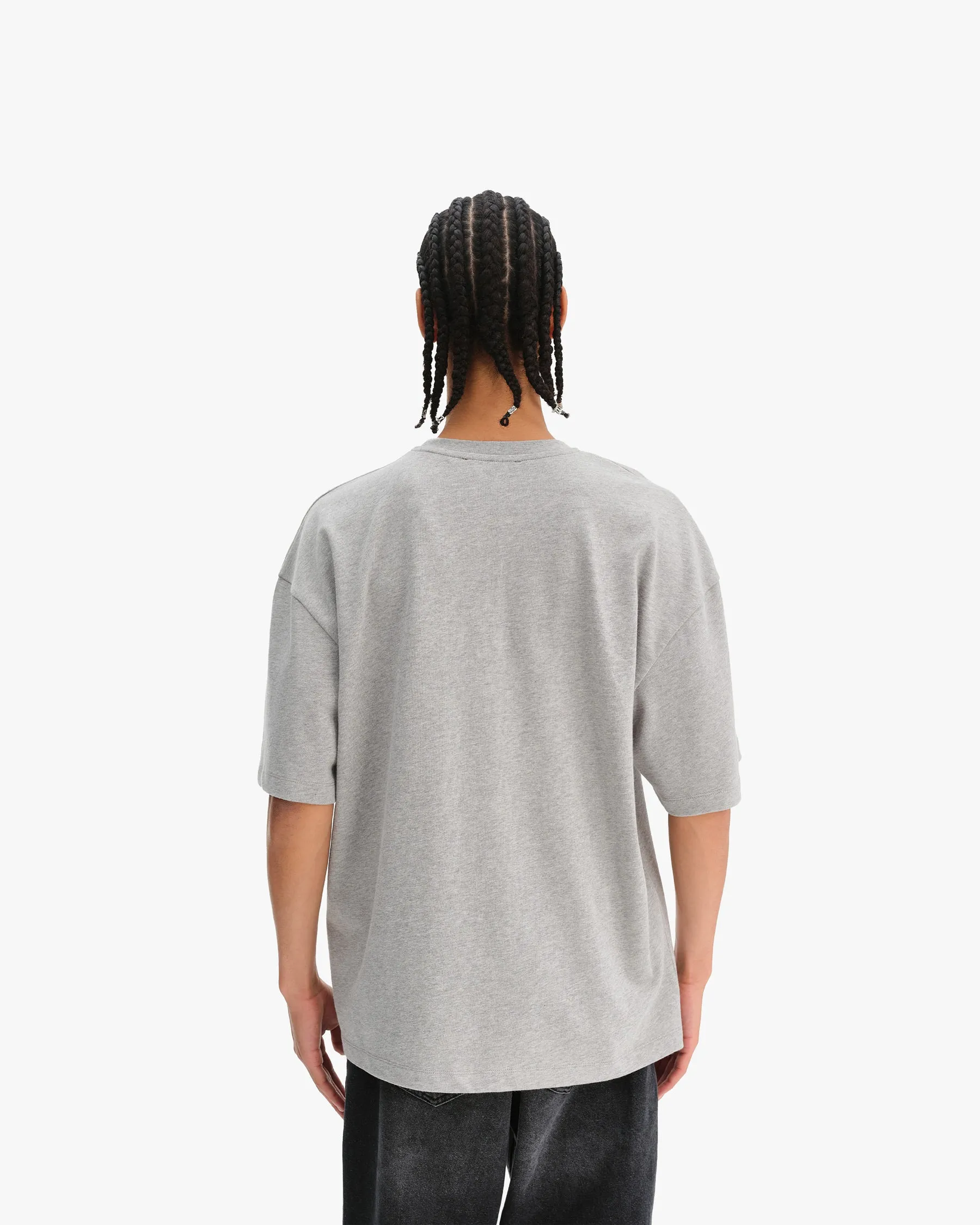 EAGLE TATTOO TEE MELANGE GREY sold by vicinity product image thumbnail 5