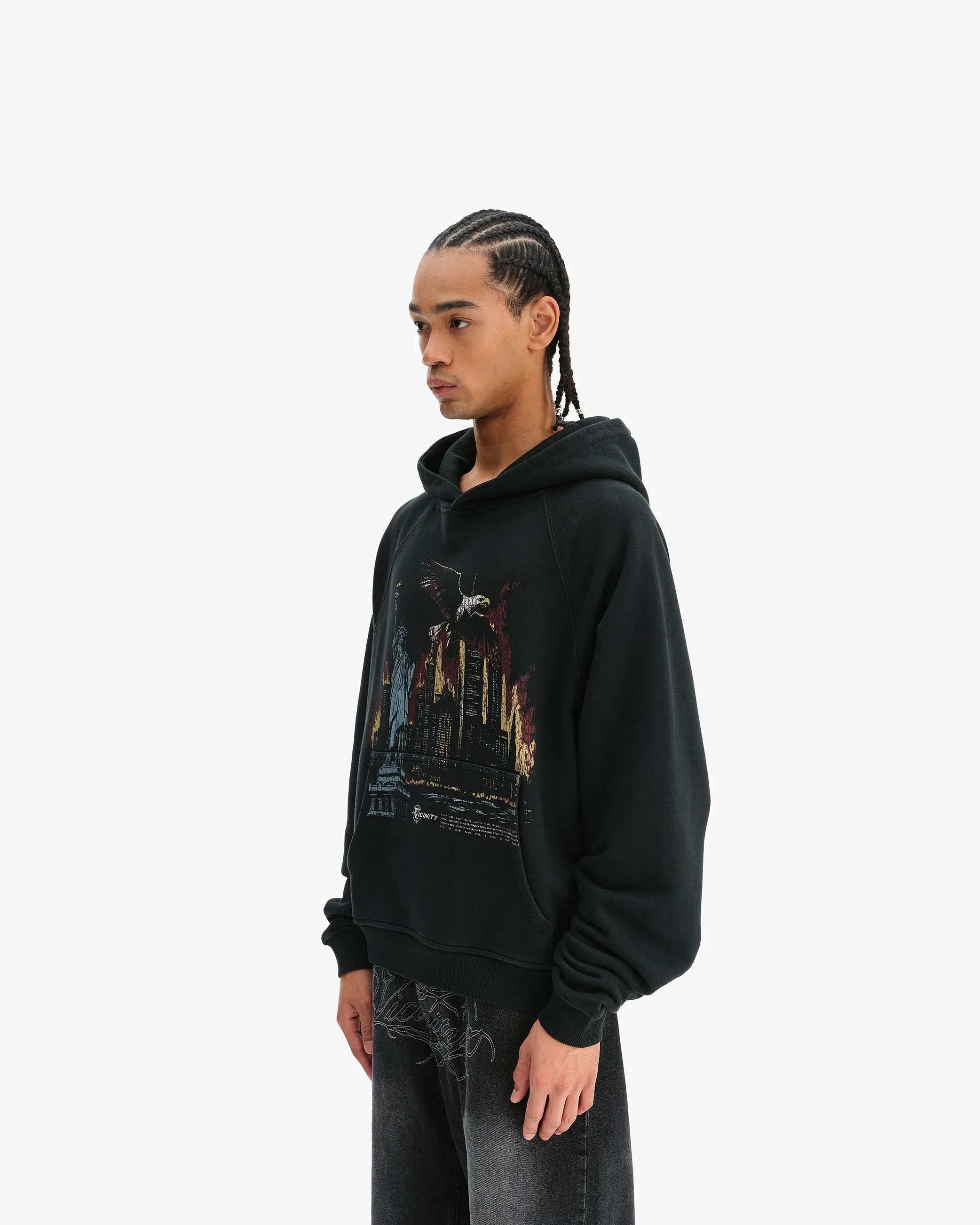 LIBERTY BURNS HOODIE VINTAGE WASH sold by vicinity product image thumbnail 3