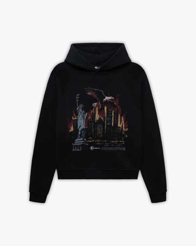 LIBERTY BURNS HOODIE VINTAGE WASH sold by vicinity