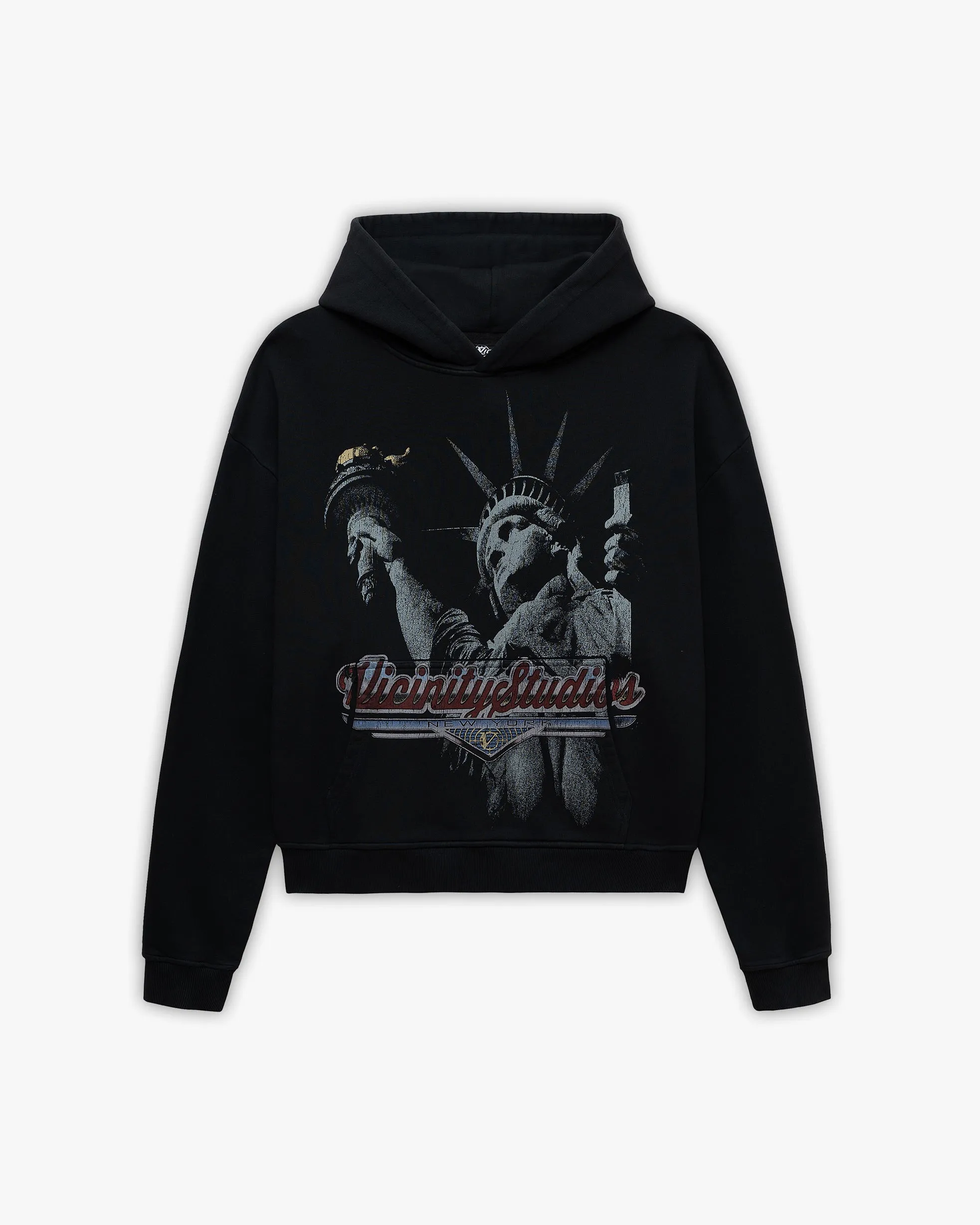LADY LIBERTY HOODIE VINTAGE WASH sold by vicinity