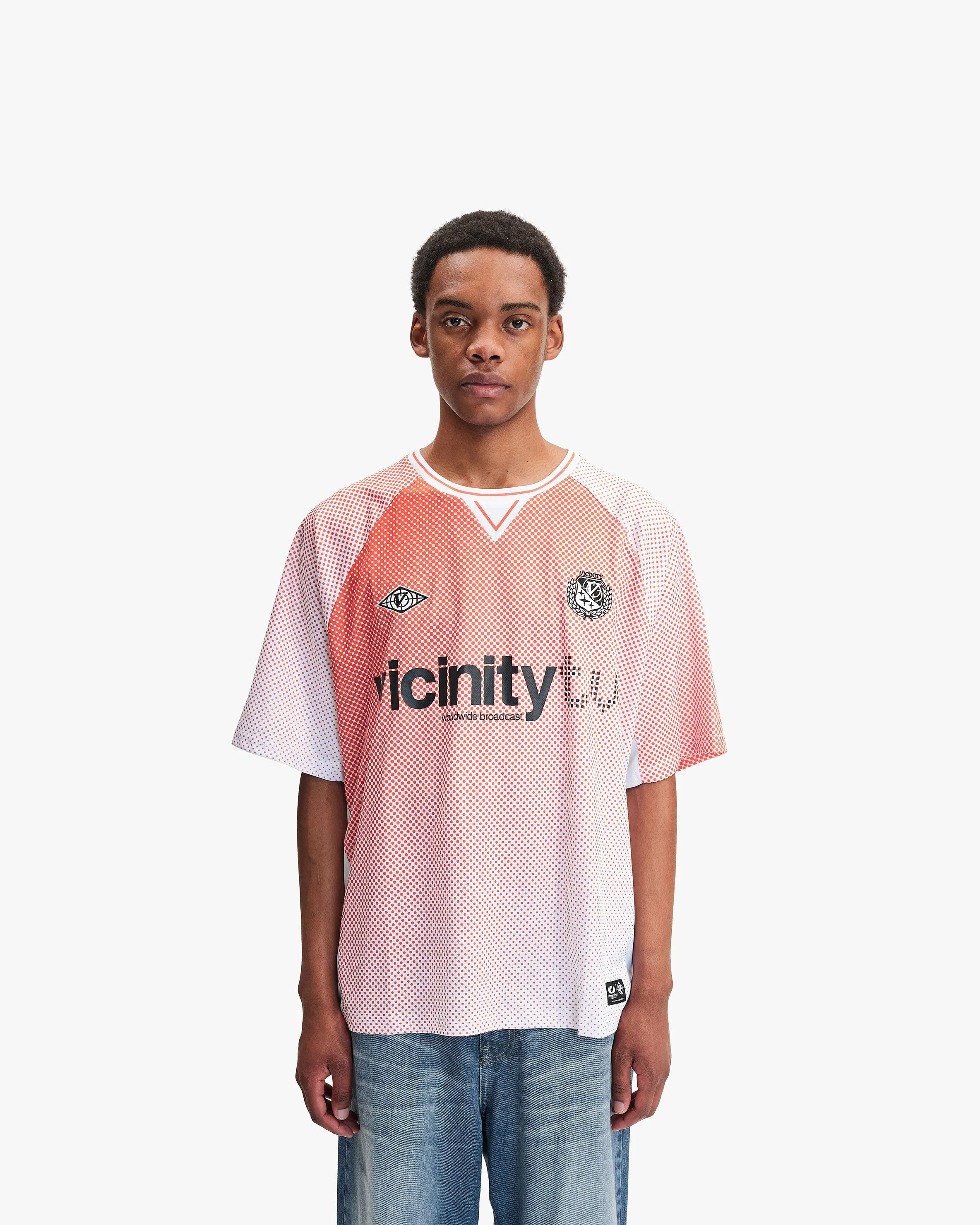 PERFORMANCE JERSEY DOTTED ORANGE sold by vicinity product image thumbnail 2