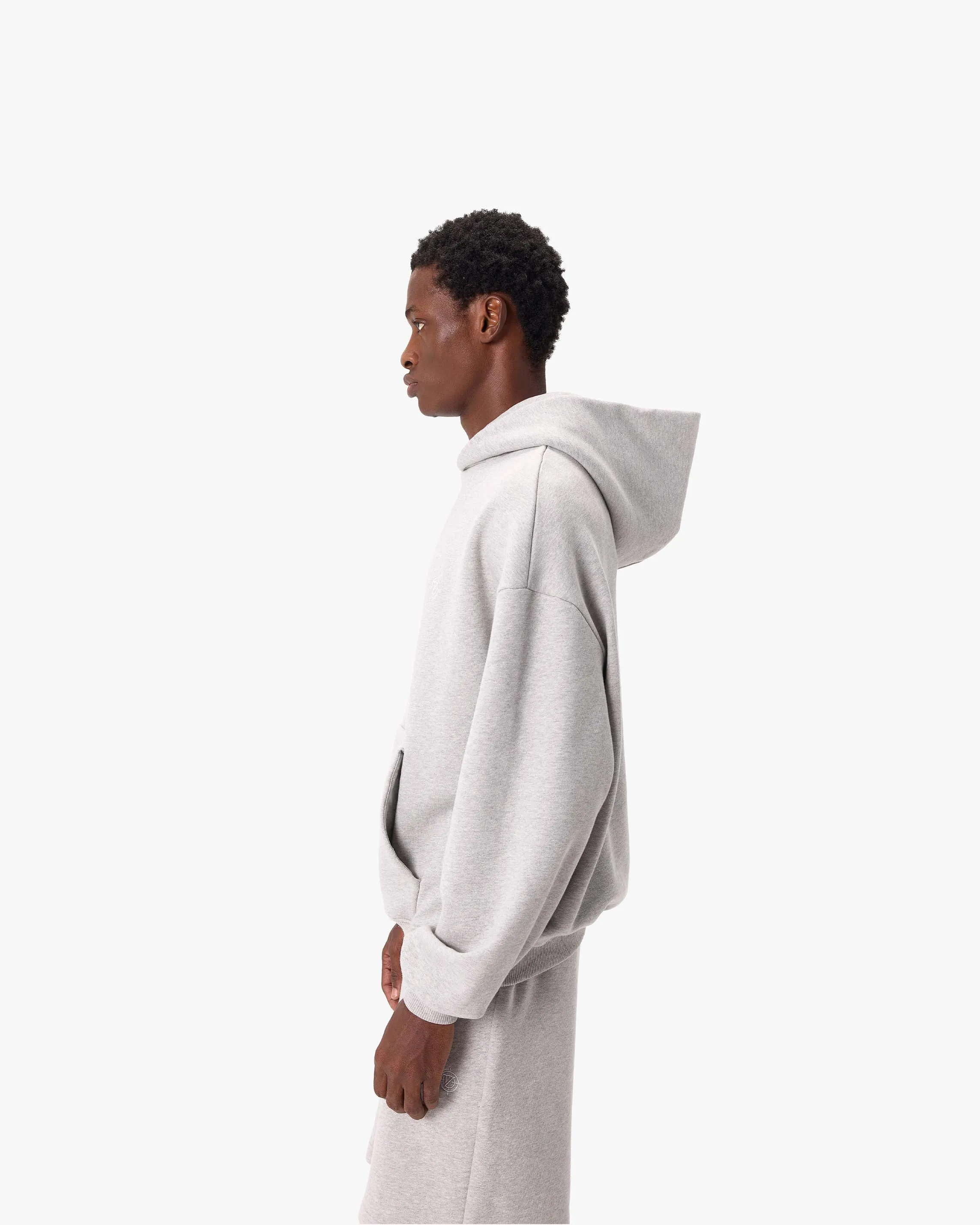 SOFTS HOODIE GREY MELANGE sold by vicinity product image thumbnail 4