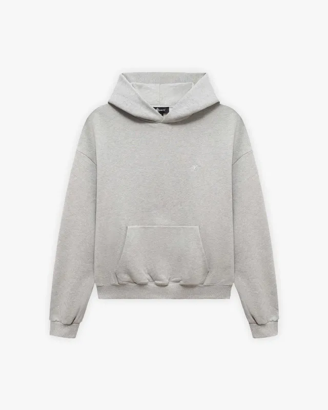 SOFTS HOODIE GREY MELANGE sold by vicinity