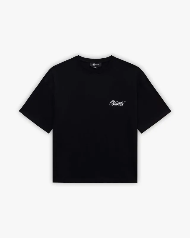 ORNAMENT TEE BLACK sold by vicinity