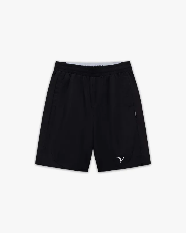 ACTIVEWEAR TRACK SHORTS BLACK sold by vicinity