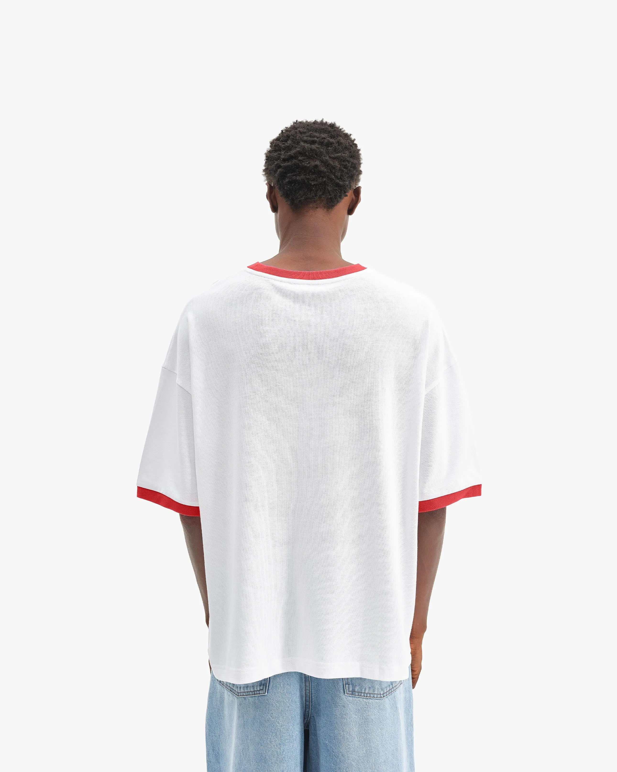 SIGNATURE TEE WHITE/RED sold by vicinity product image thumbnail 5