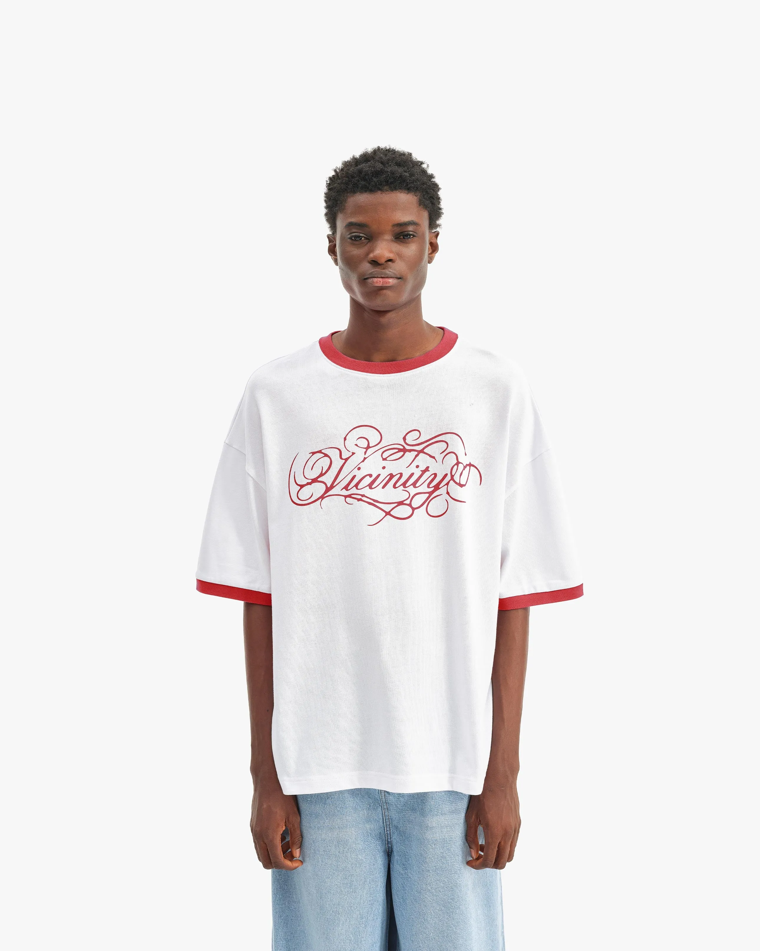 SIGNATURE TEE WHITE/RED sold by vicinity product image thumbnail 2