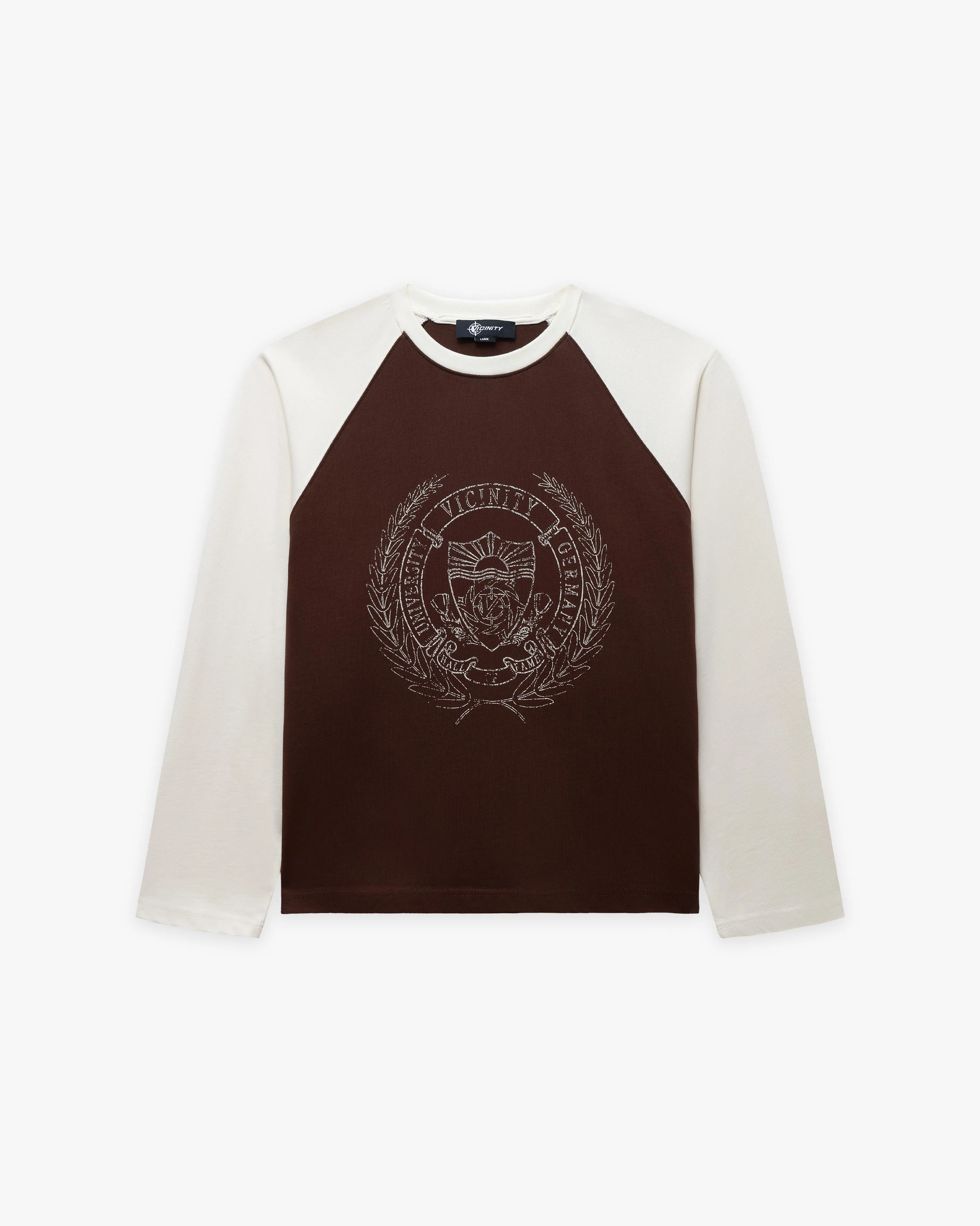 HALL OF FAME LONGSLEEVE BROWN/CREAM sold by vicinity
