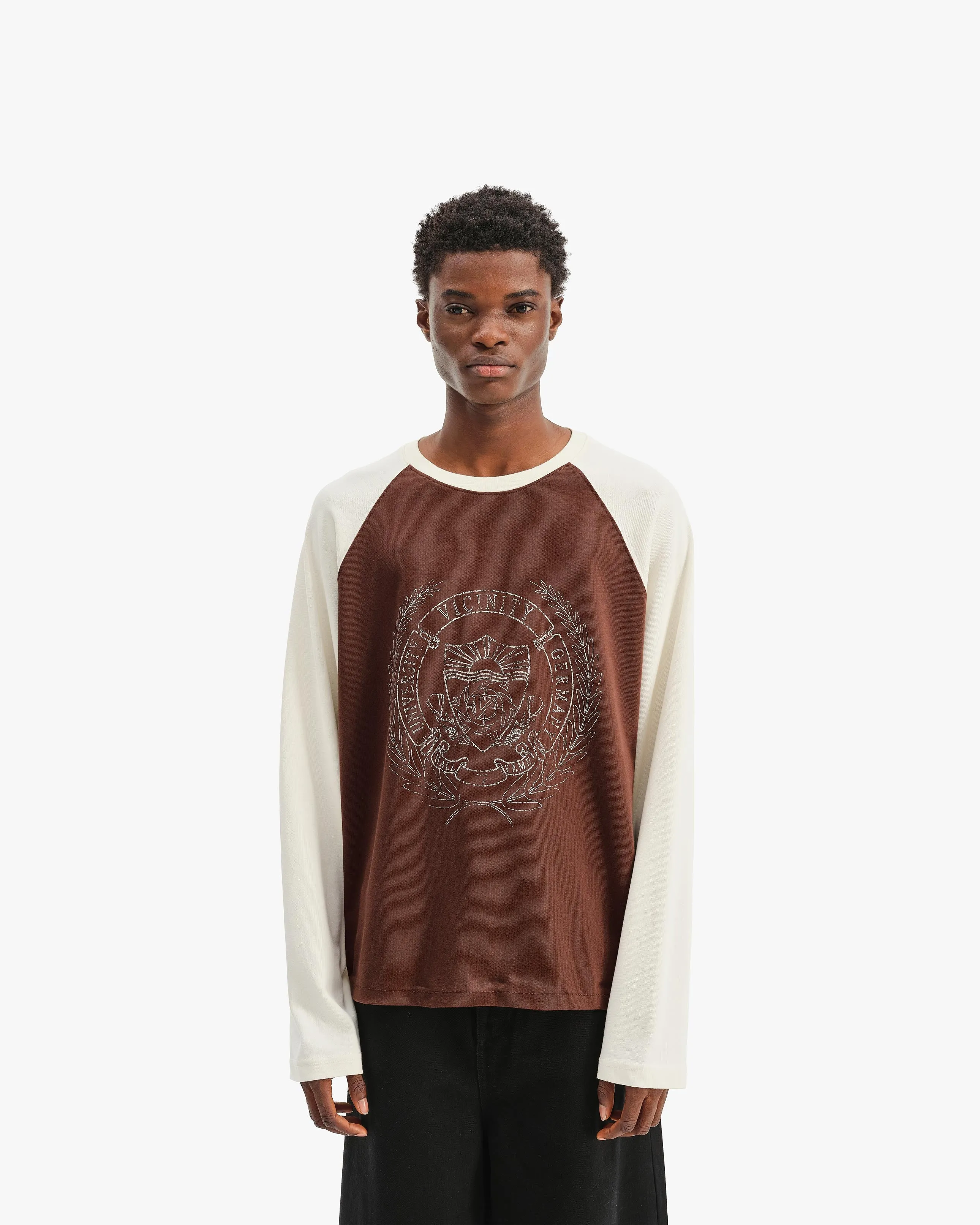 HALL OF FAME LONGSLEEVE BROWN/CREAM sold by vicinity product image thumbnail 2