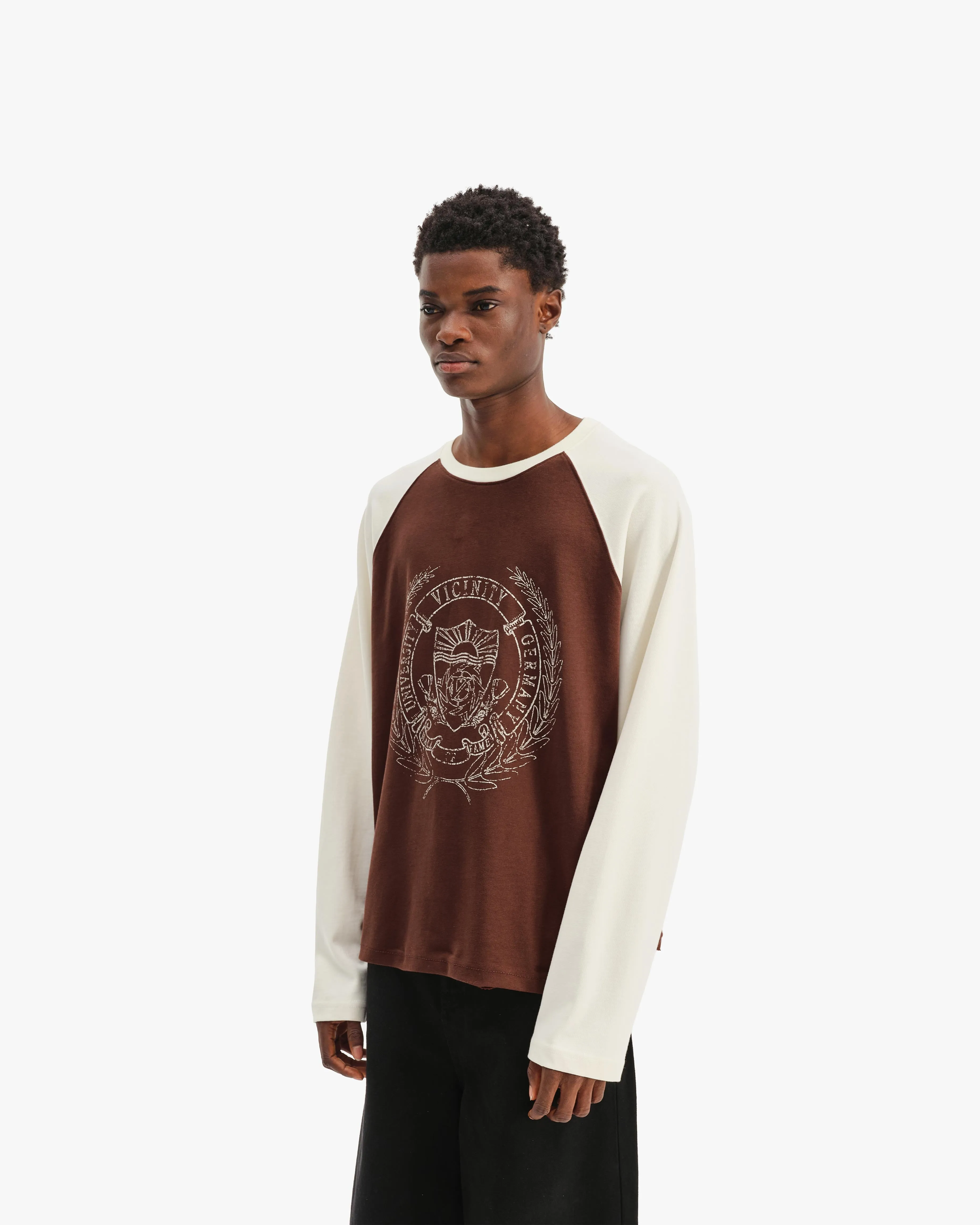 HALL OF FAME LONGSLEEVE BROWN/CREAM sold by vicinity product image thumbnail 3