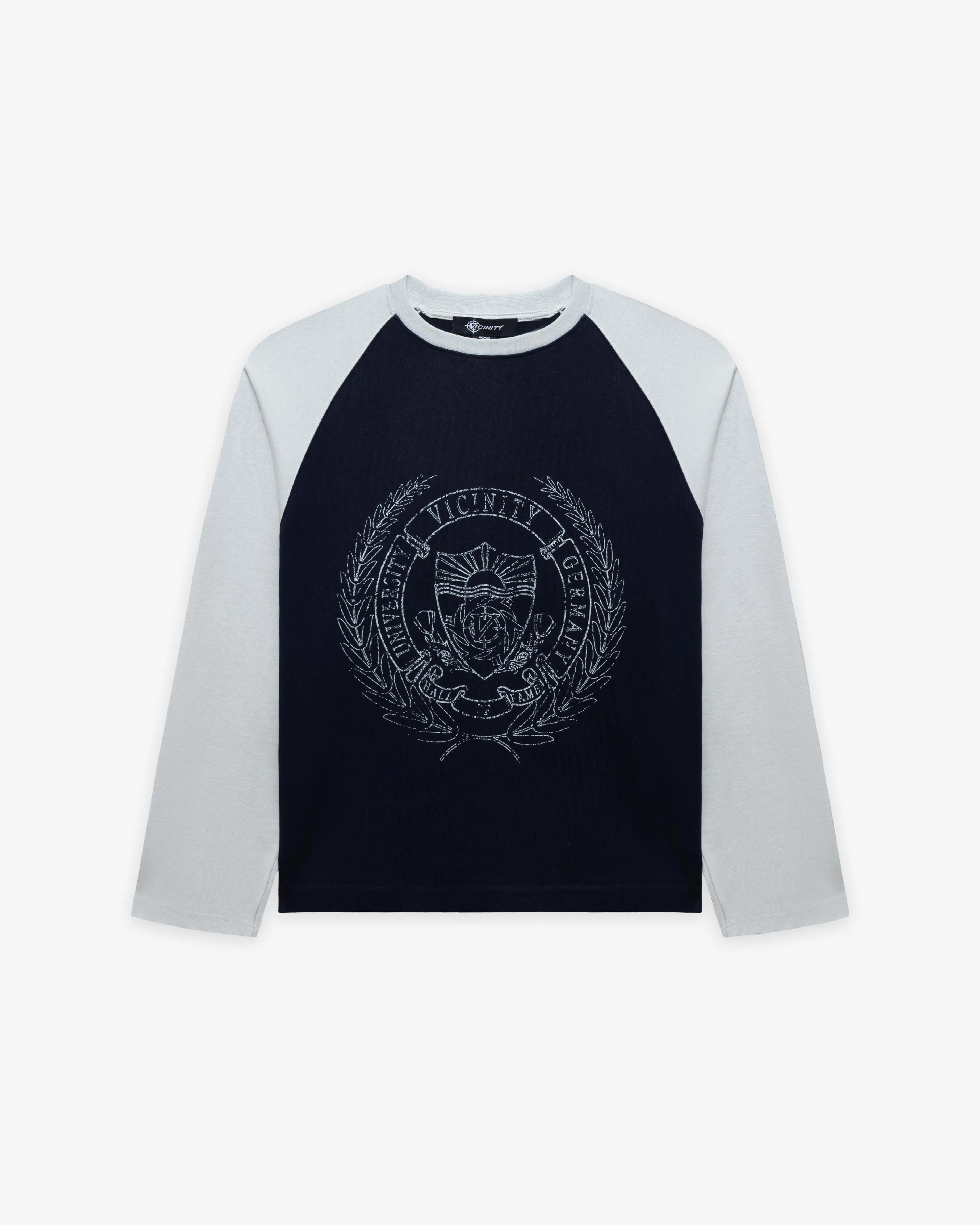 HALL OF FAME LONGSLEEVE BLUE/GREY sold by vicinity