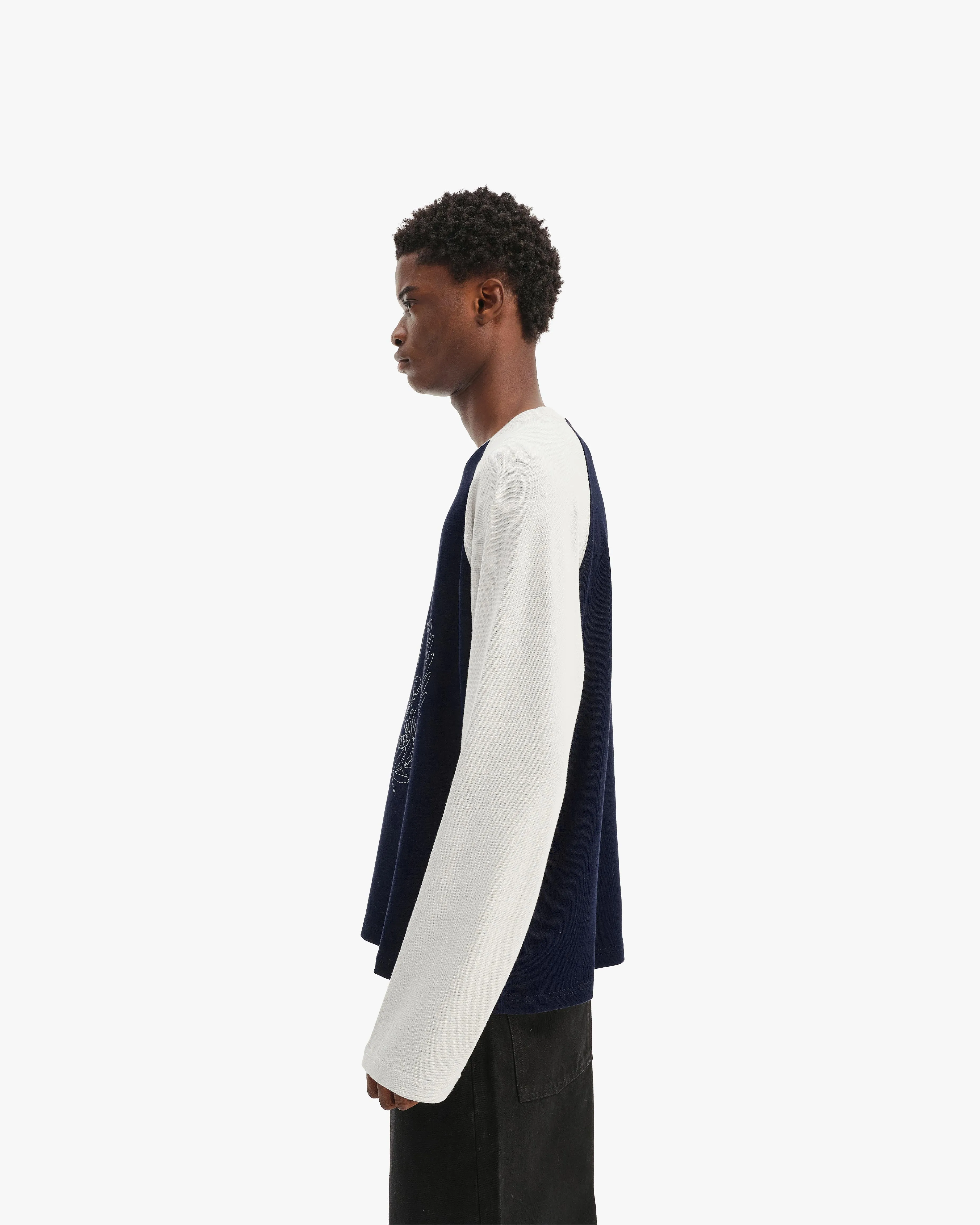 HALL OF FAME LONGSLEEVE BLUE/GREY sold by vicinity product image thumbnail 4