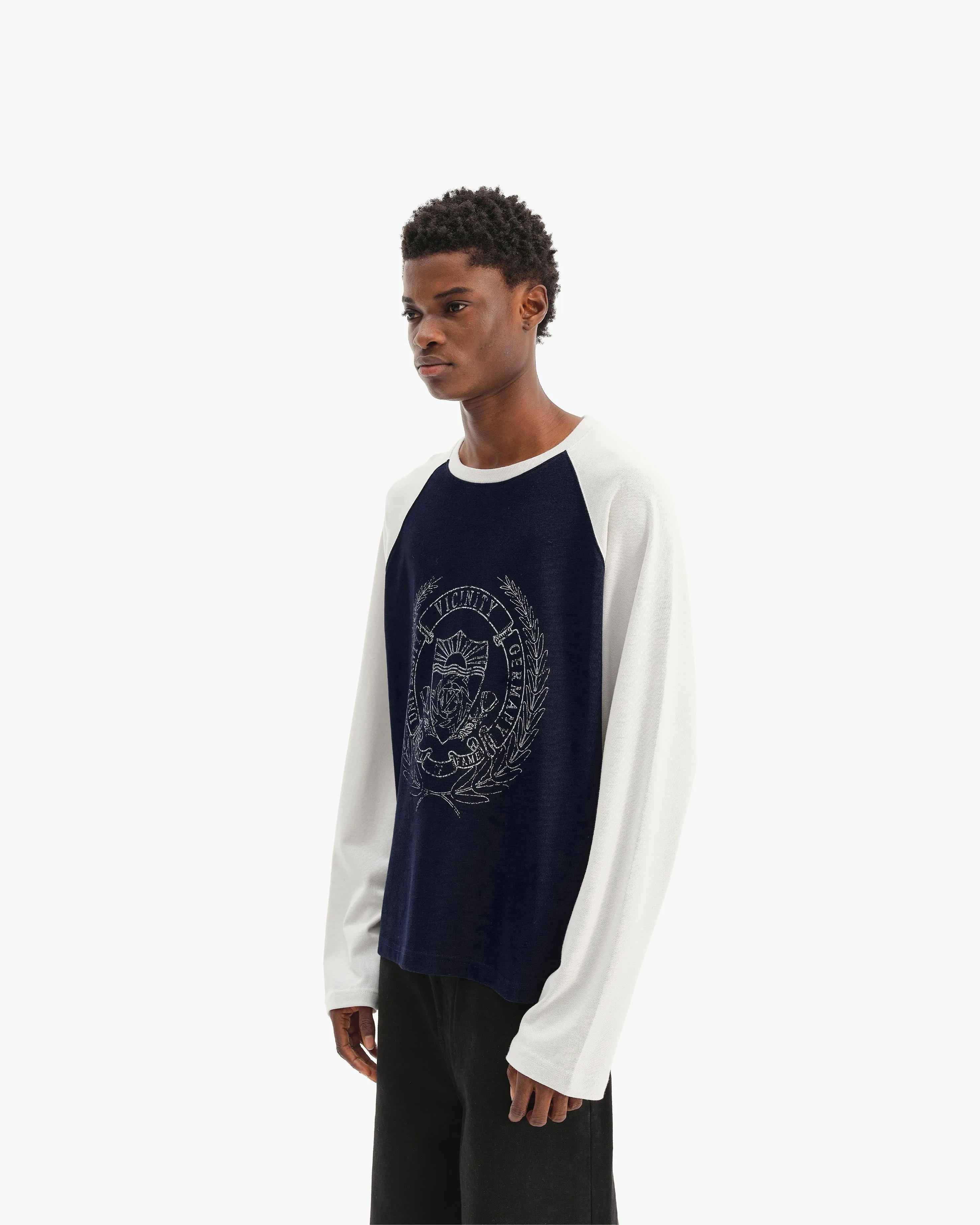 HALL OF FAME LONGSLEEVE BLUE/GREY sold by vicinity product image thumbnail 3