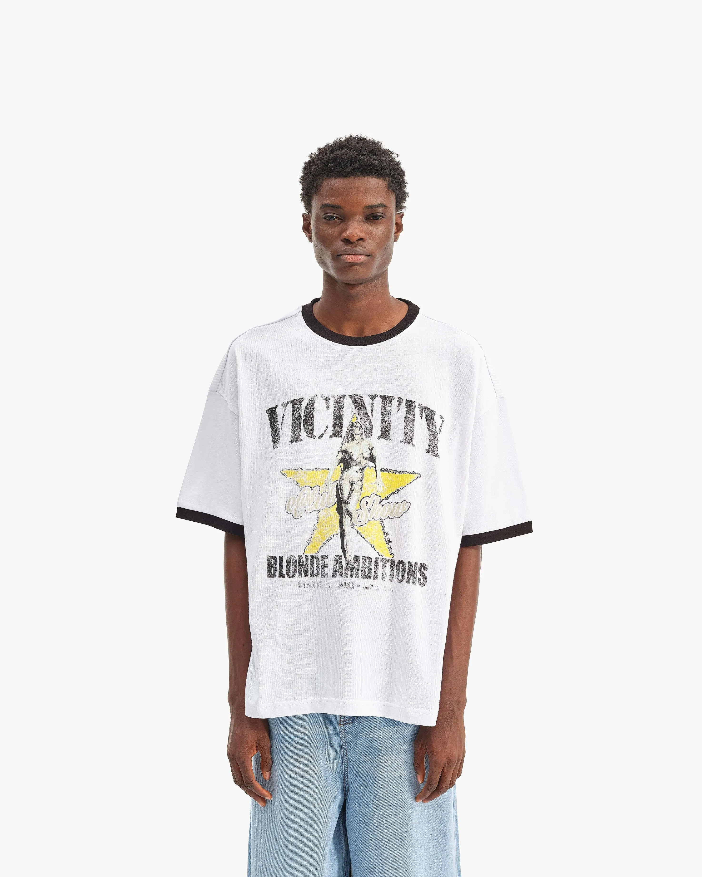 BLONDE AMBITIONS TEE WHITE sold by vicinity product image thumbnail 2
