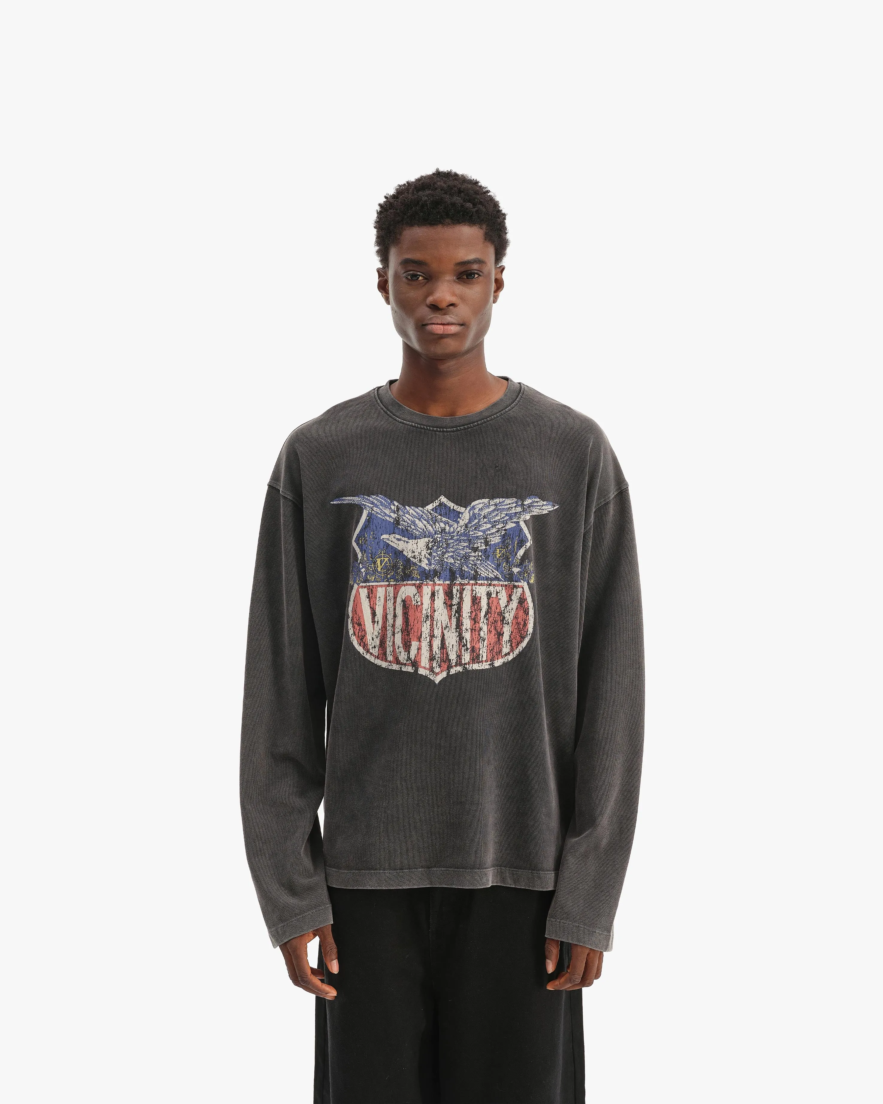 ROUTE VICINITY LONGSLEEVE VINTAGE BLACK sold by vicinity product image thumbnail 2