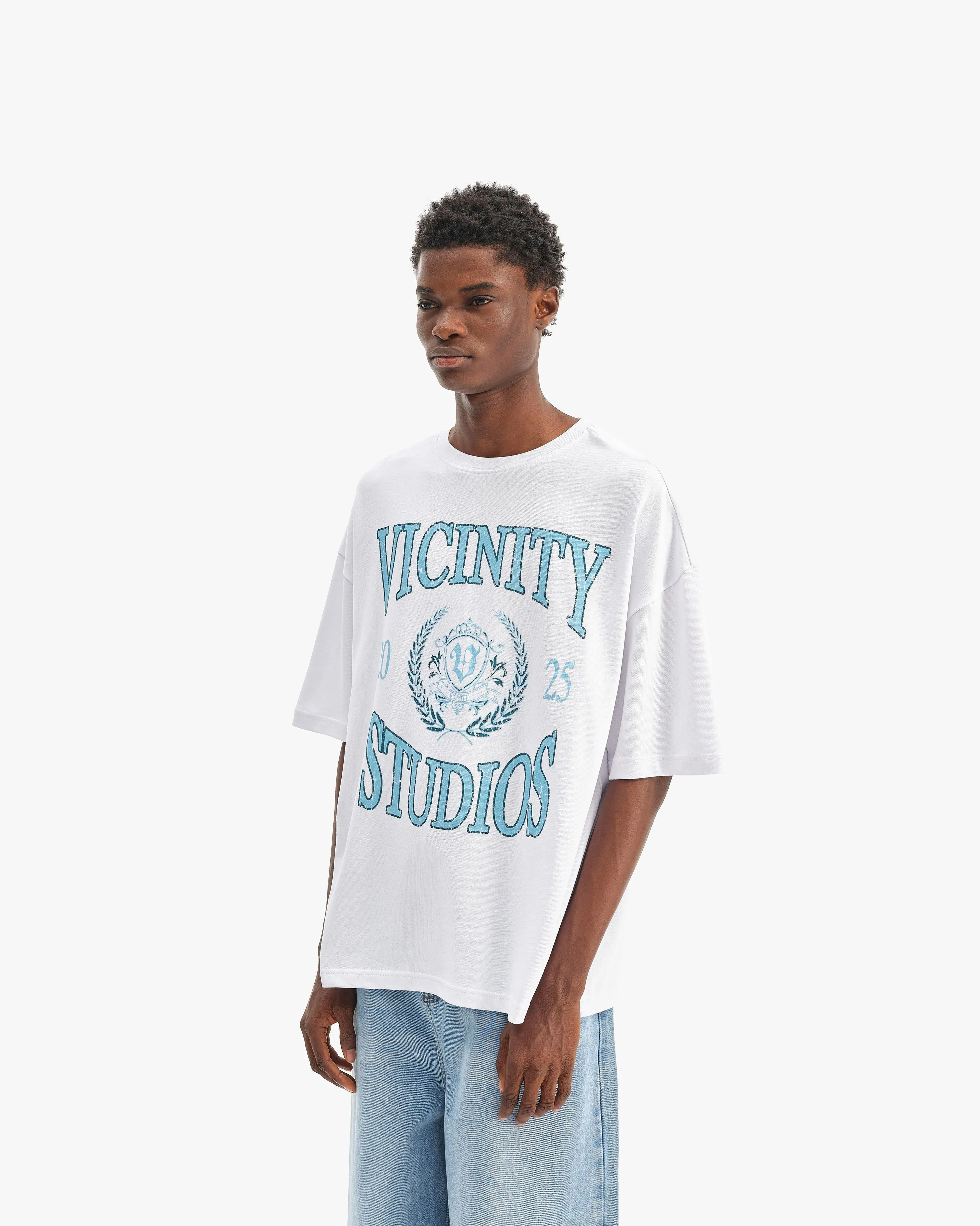 VICINITY PRESTIGE TEE WHITE sold by vicinity product image thumbnail 3