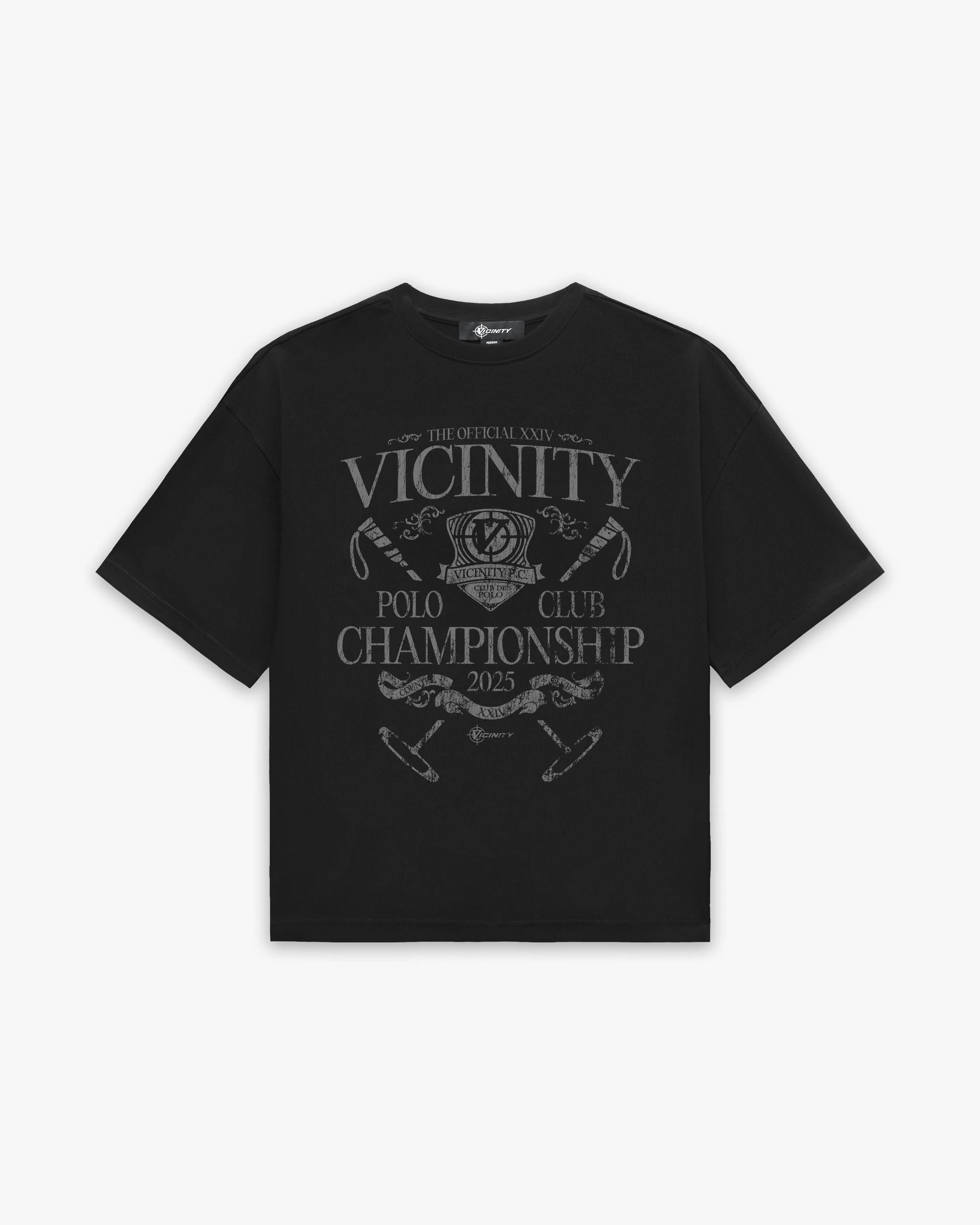 POLO CLUB TEE BLACK sold by vicinity