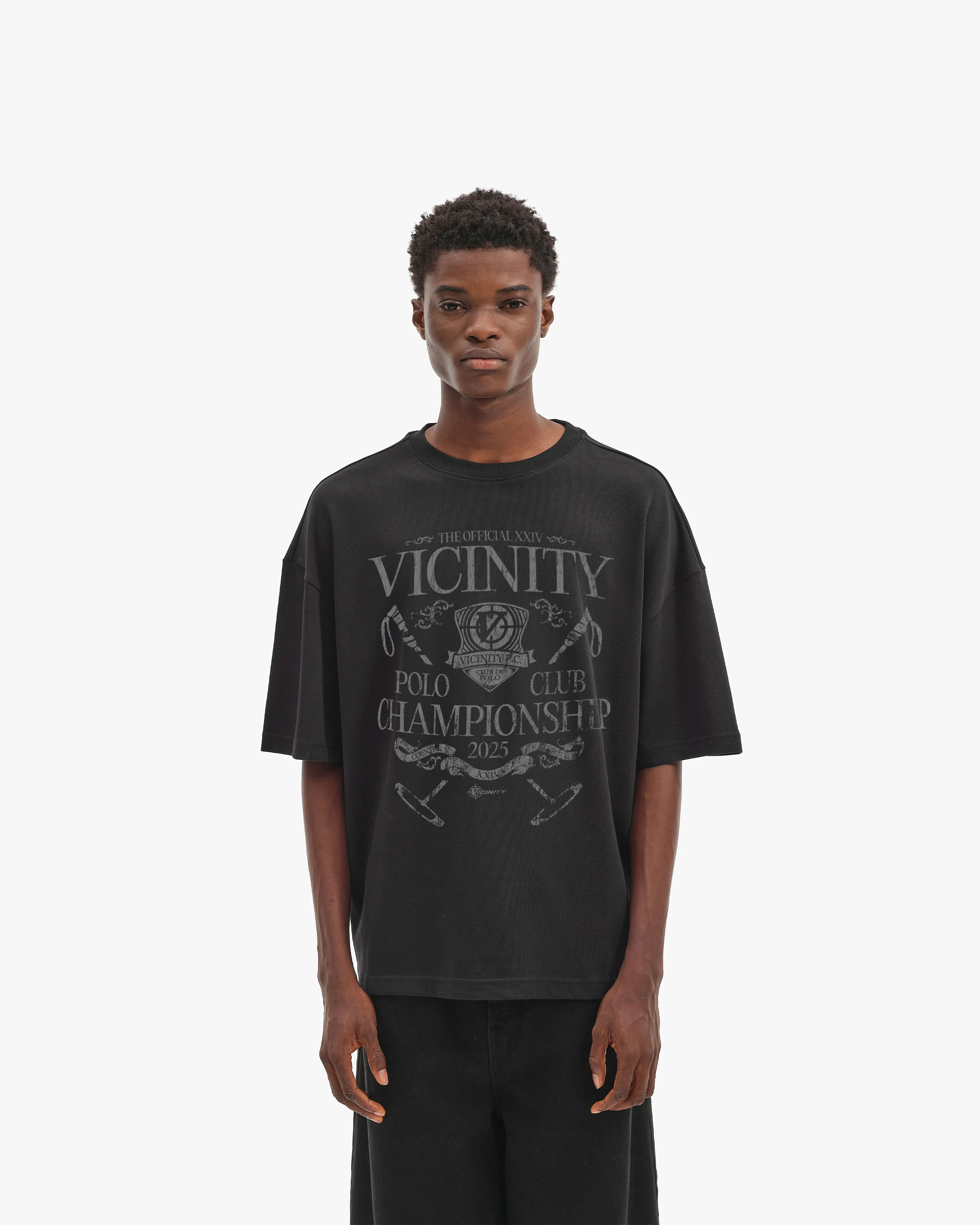 POLO CLUB TEE BLACK sold by vicinity product image thumbnail 2