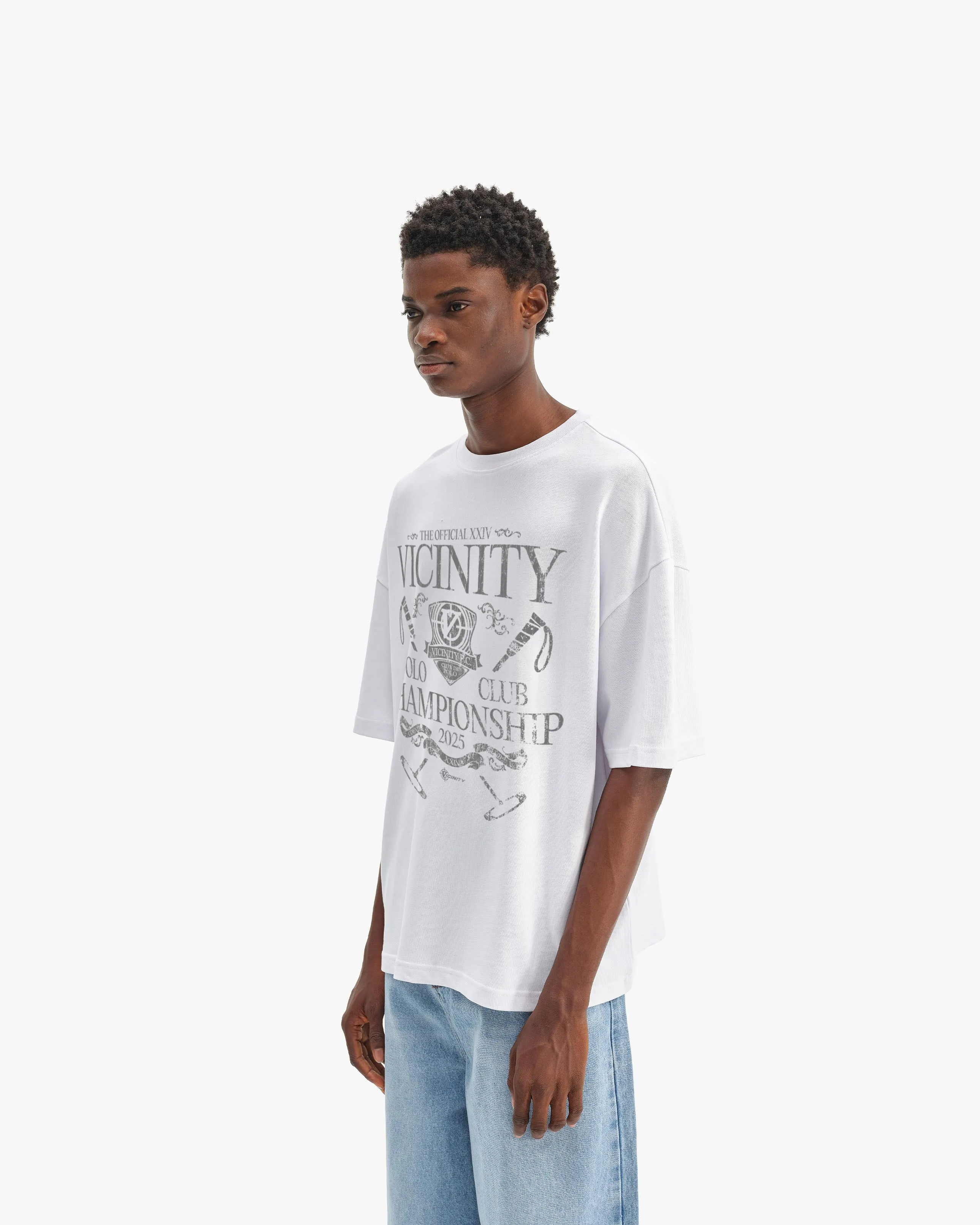 POLO CLUB TEE WHITE sold by vicinity product image thumbnail 3