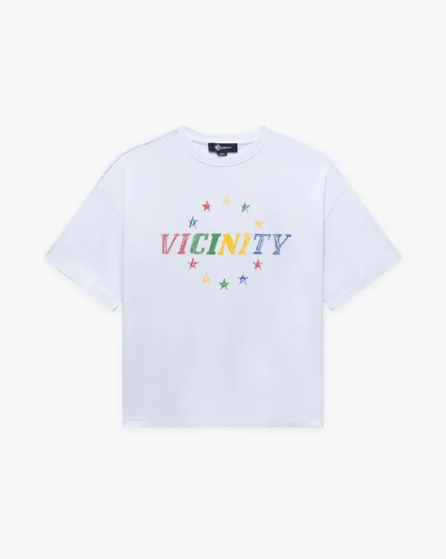 CRAYON TEE WHITE sold by vicinity