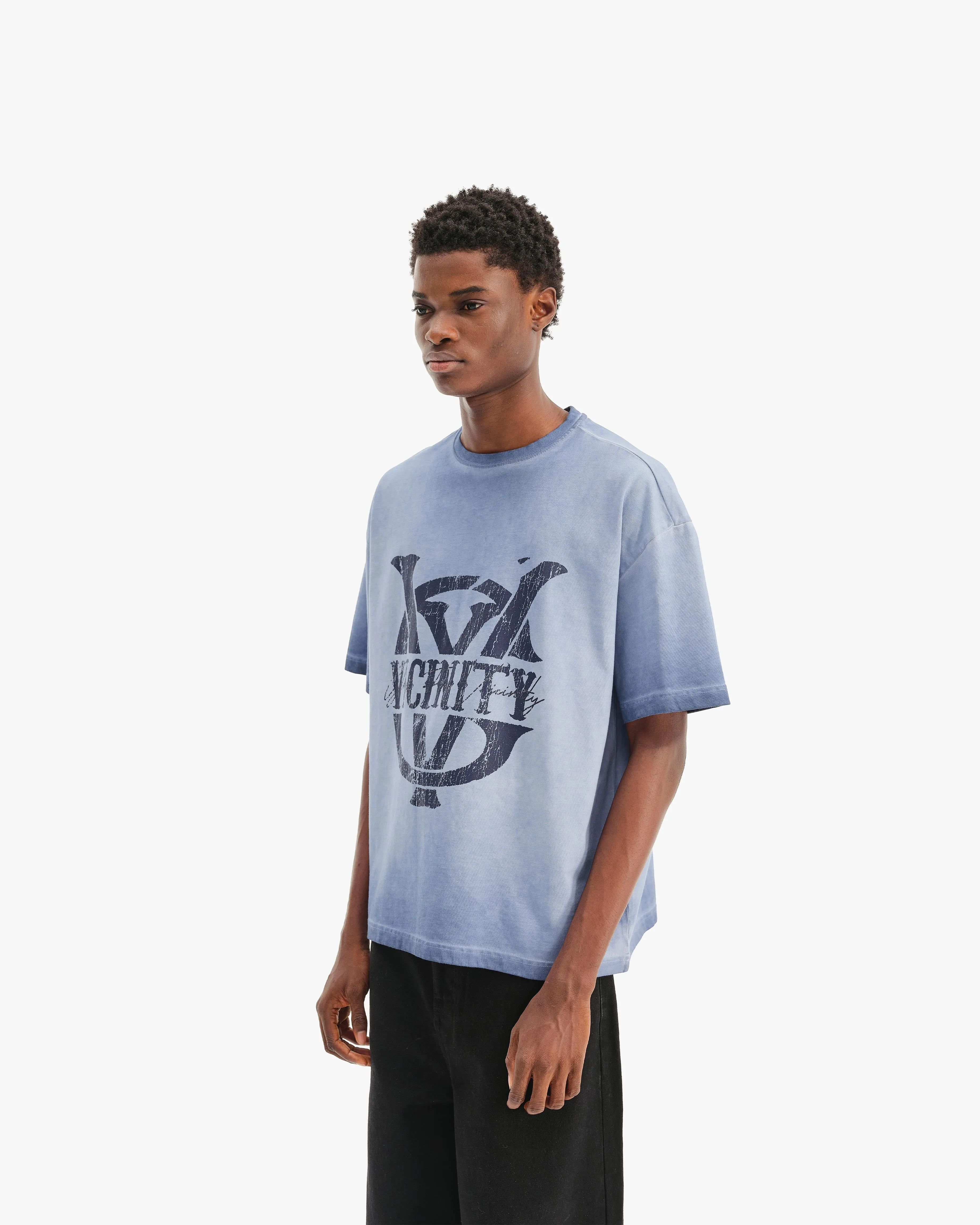 INITIALS TEE BLUE sold by vicinity product image thumbnail 3