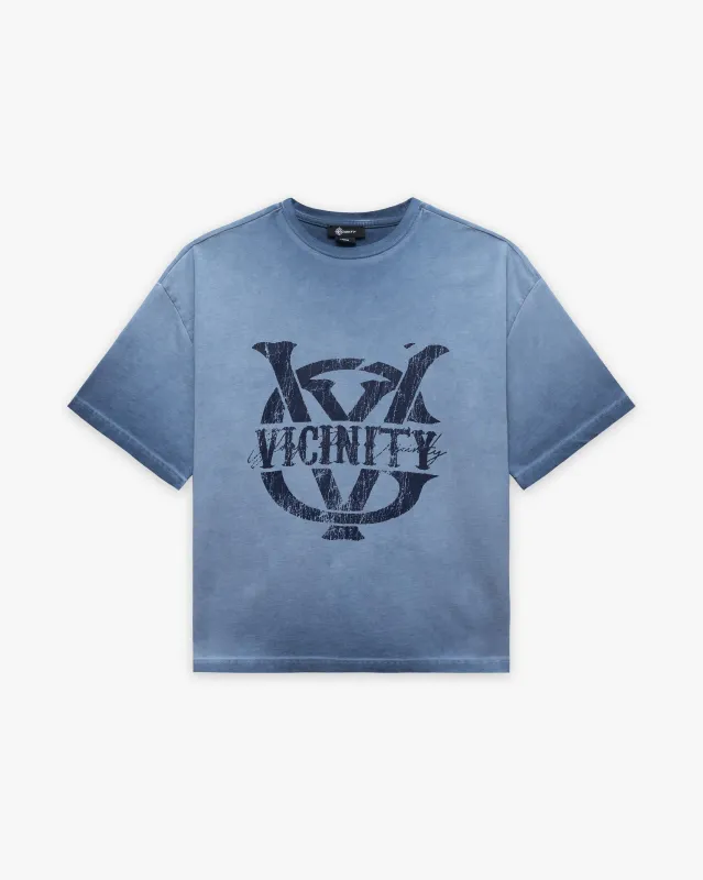 INITIALS TEE BLUE sold by vicinity