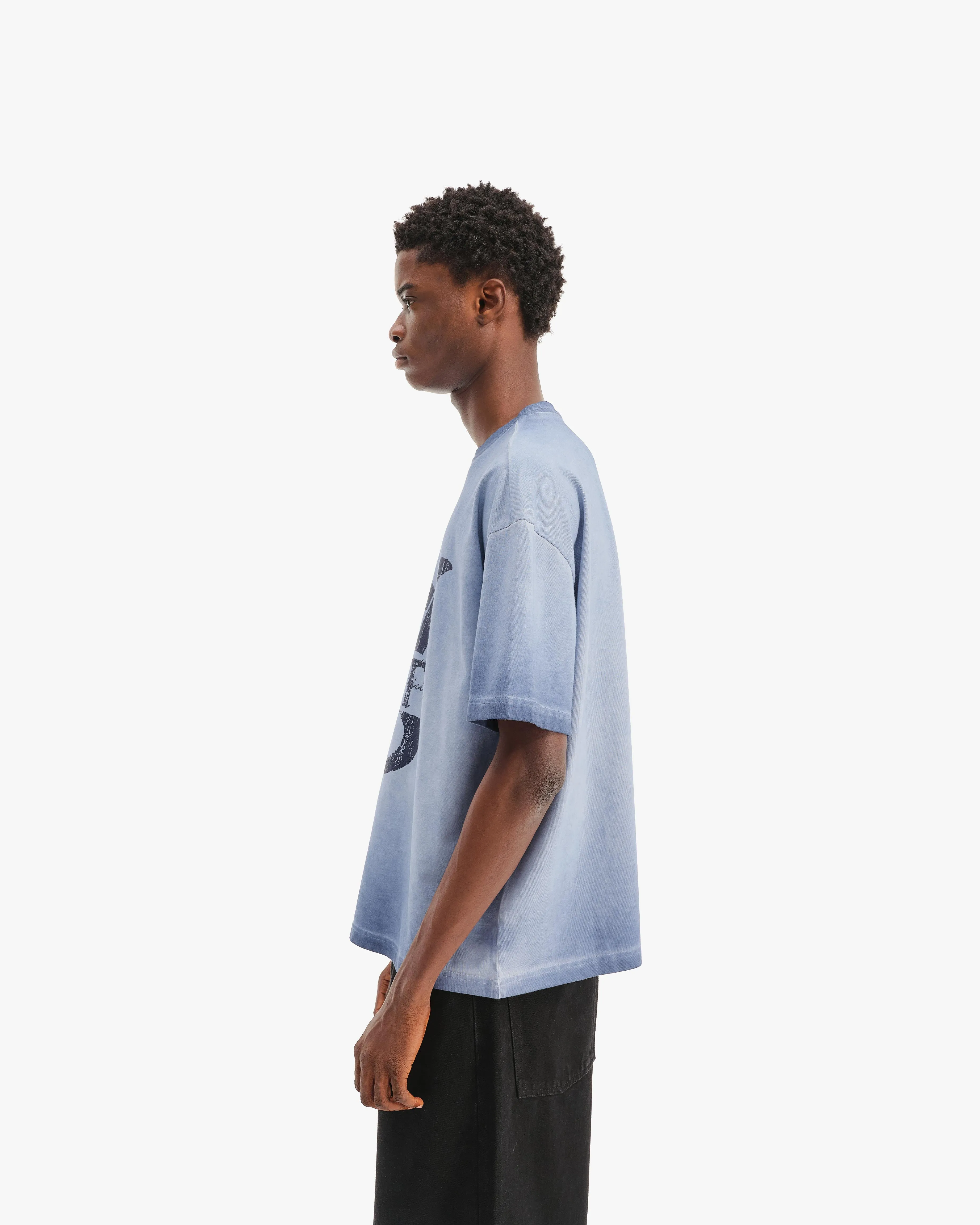 INITIALS TEE BLUE sold by vicinity product image thumbnail 4