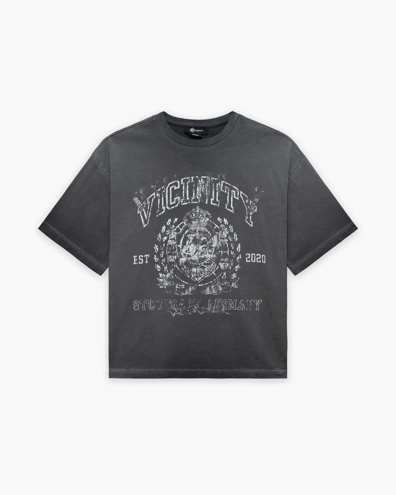 EMBLEM TEE ANTHRACITE sold by vicinity