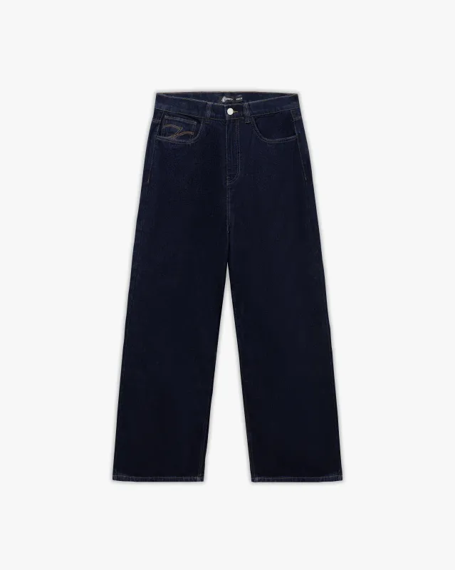THE BAGGY DENIM RAW BLUE sold by vicinity