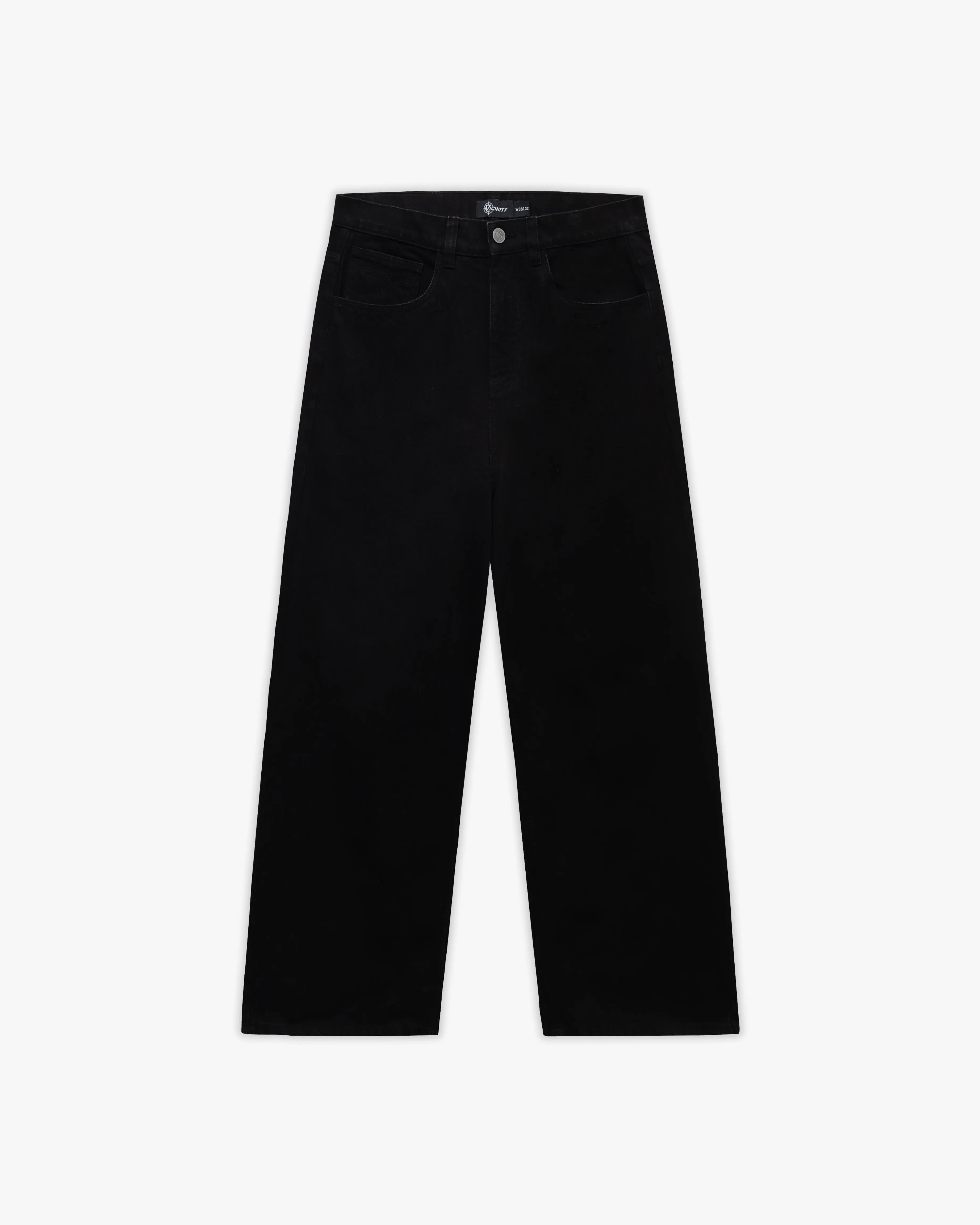 THE BAGGY DENIM PURE BLACK sold by vicinity