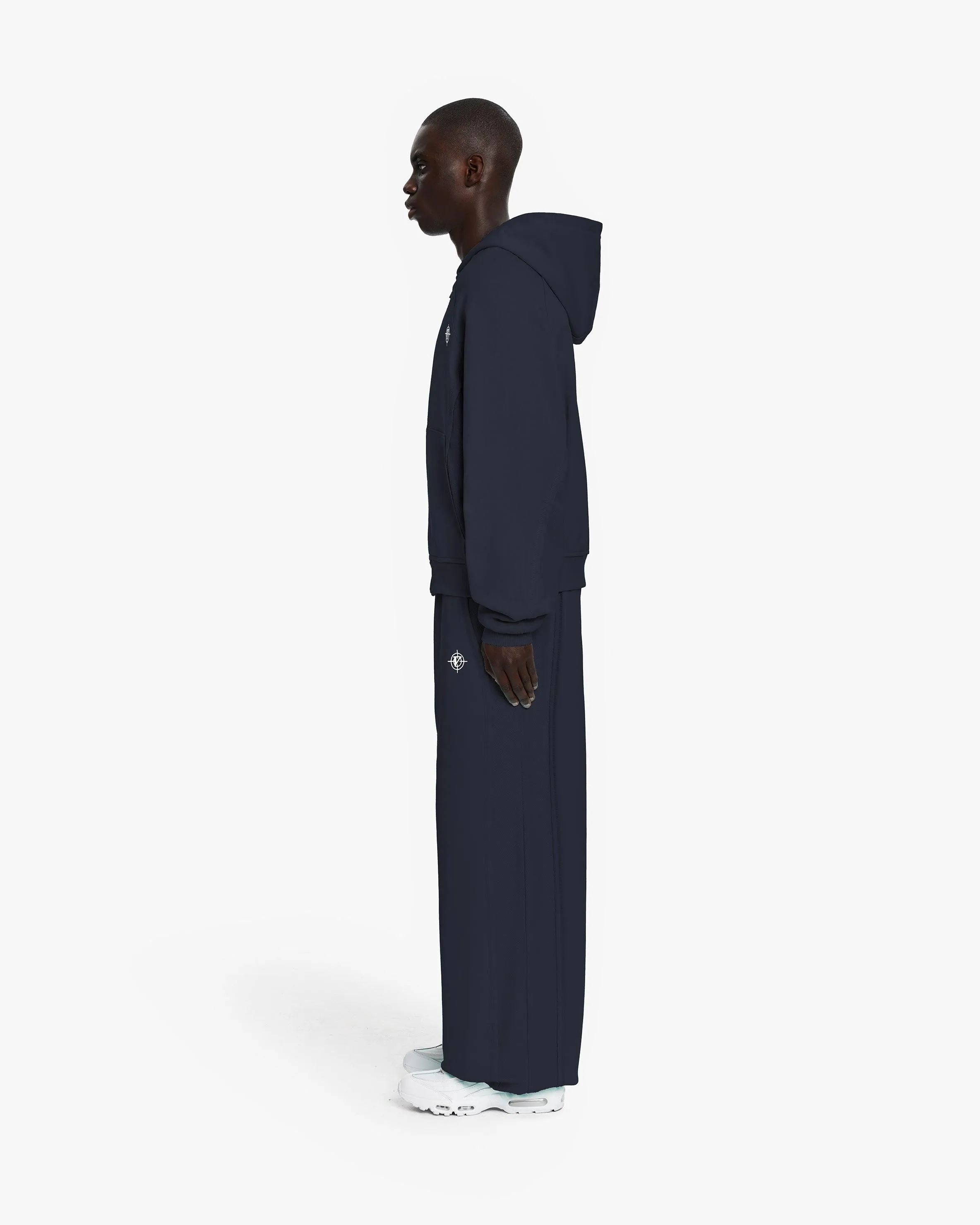 INSIDE OUT ZIP HOODIE NAVY sold by vicinity product image thumbnail 5