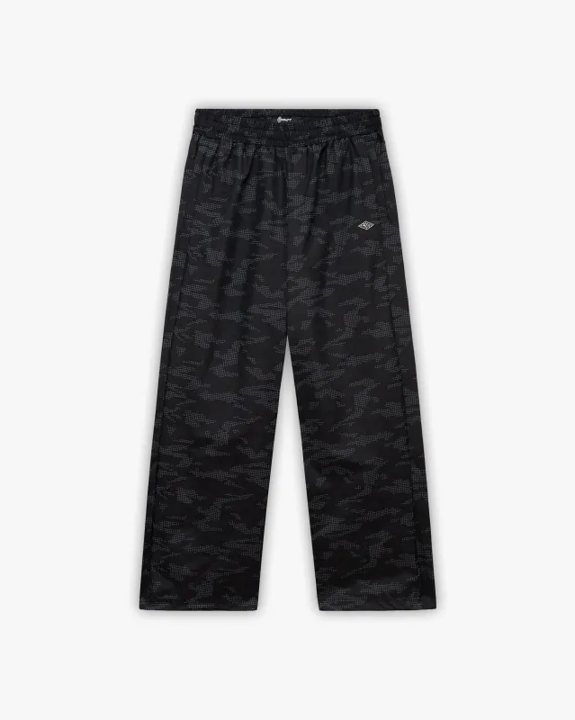 TRACK PANTS DOTTED CAMO BLACK sold by vicinity