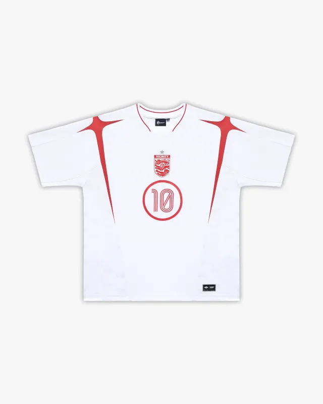 ENGLAND 26 JERSEY WHITE made by vicinity