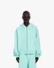 INSIDE OUT ZIP HOODIE TURQUOISE sold by vicinity