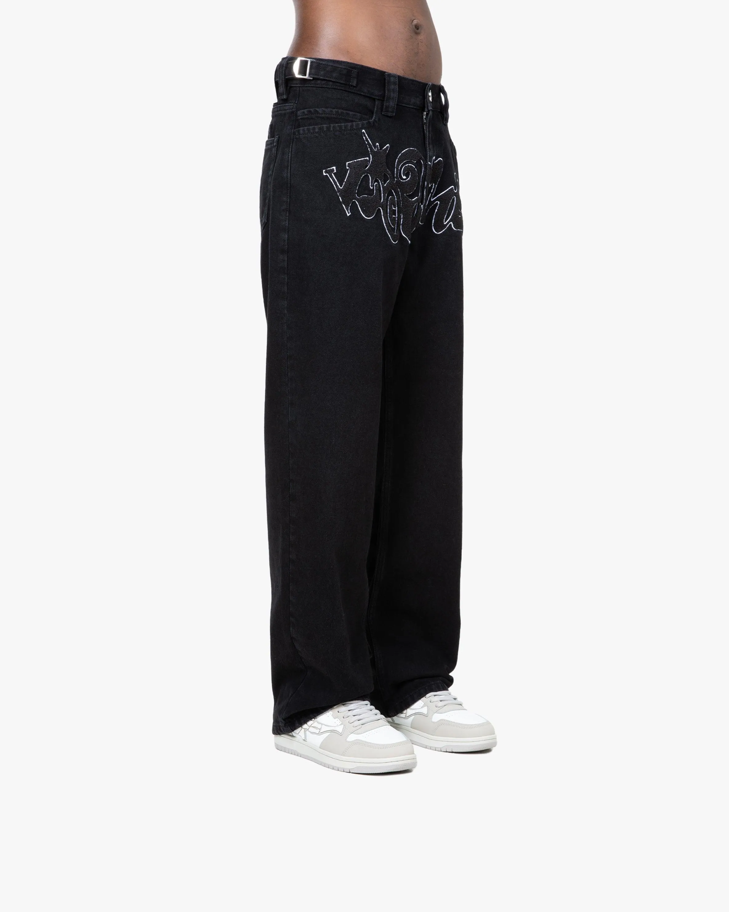 CHENILLE HAVOC DENIM BLACK / WHITE sold by vicinity product image thumbnail 2