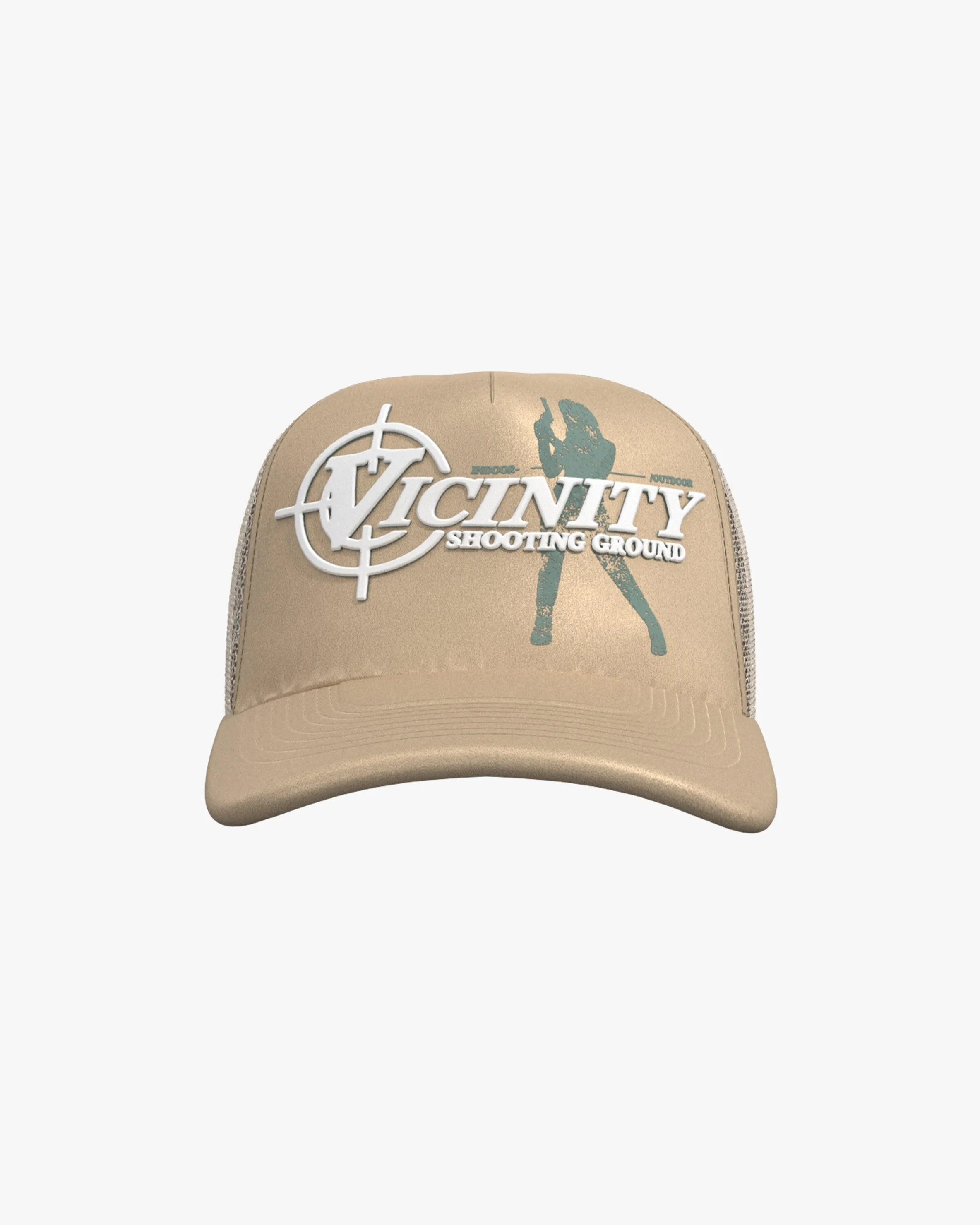 SHOOTING GROUND TRUCKER CAP BEIGE sold by vicinity