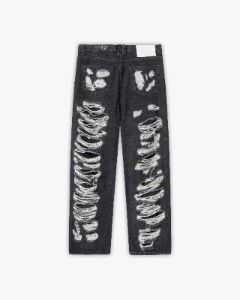 DISTRESSED DENIM BLACK sold by vicinity